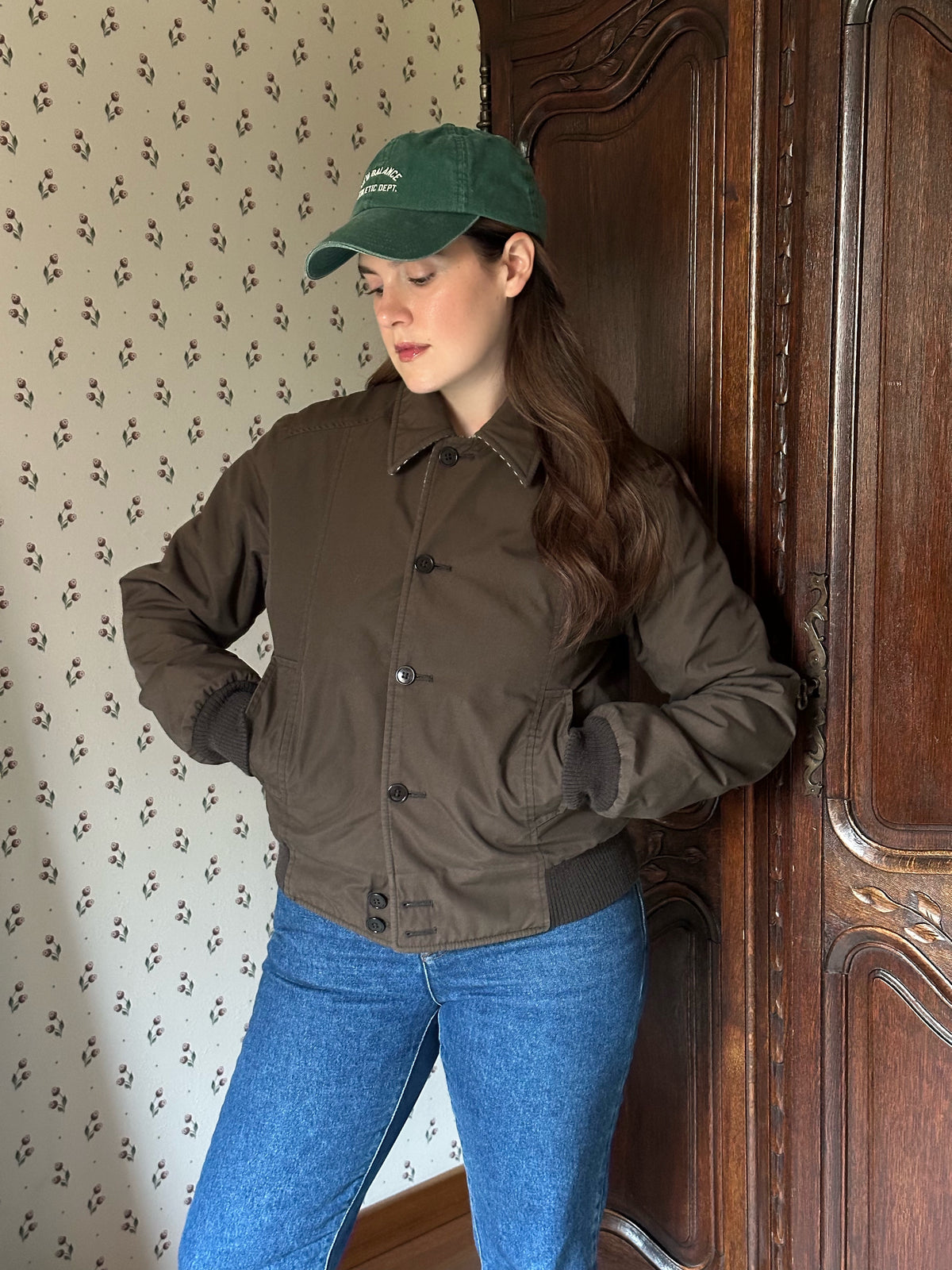 Reversible Wool & Cotton Puffer Jacket