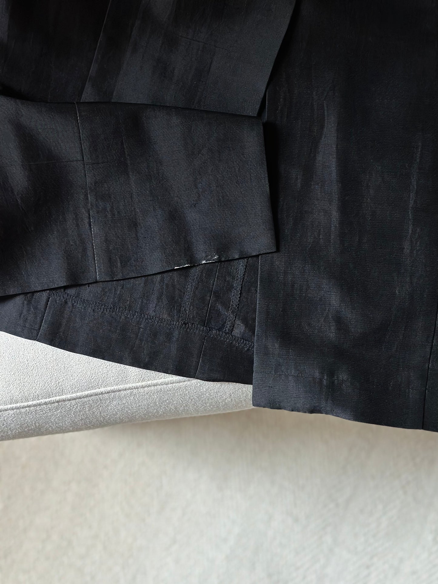 100% Silk Black Dress