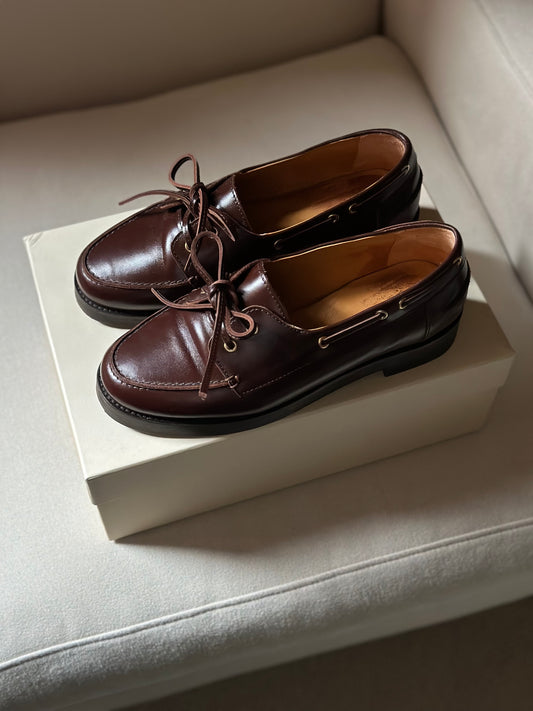 Sézane Caroline Leather Loafers