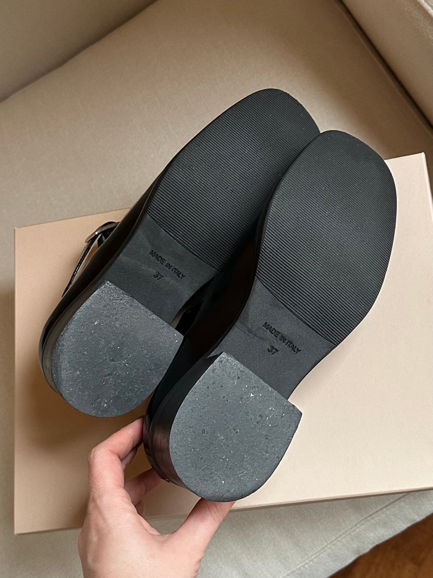 Lazzari '90s Square Toe Mary Jane Shoes