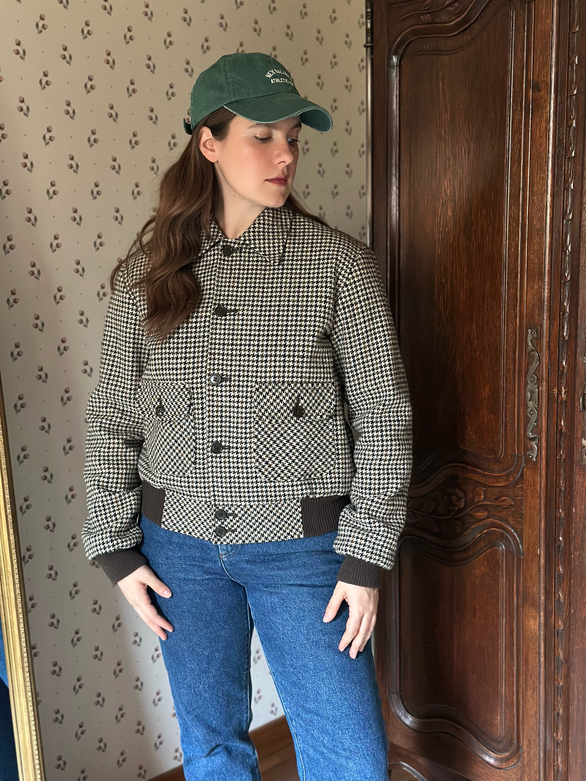 Reversible Wool & Cotton Puffer Jacket