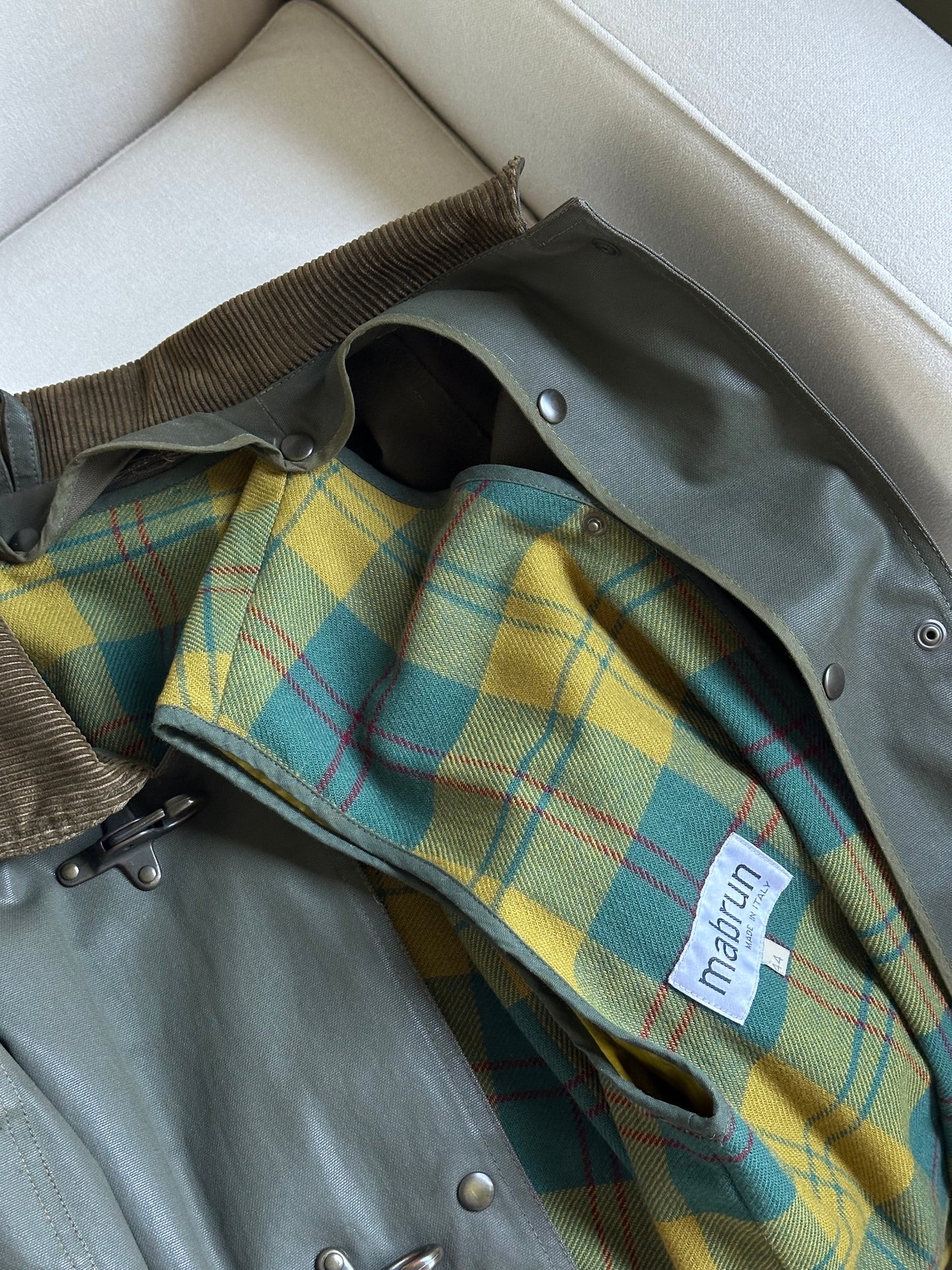 Waxed Cotton Green Hunting Jacket