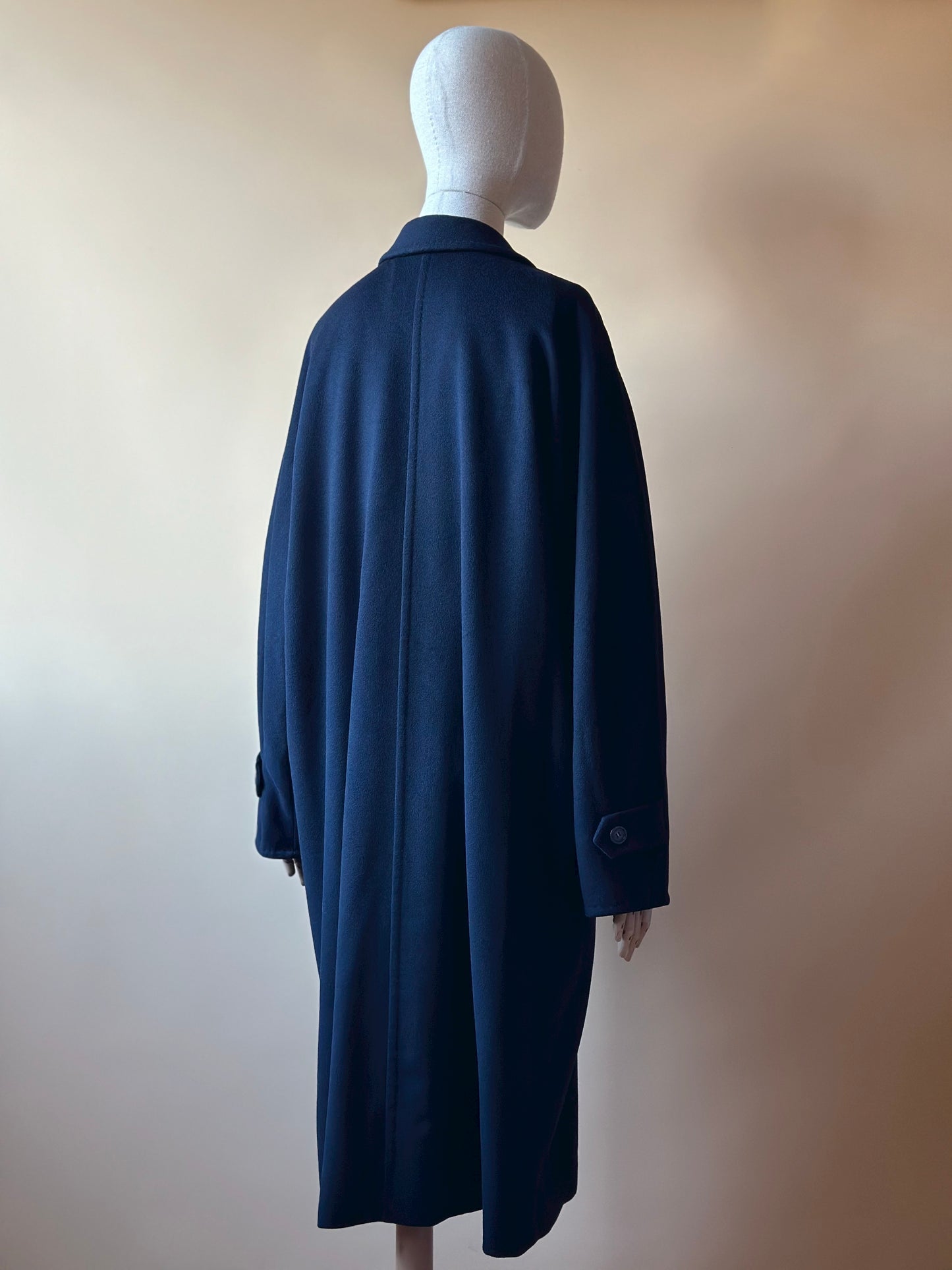 Navy Blue 100% Cashmere Max Mara Coat