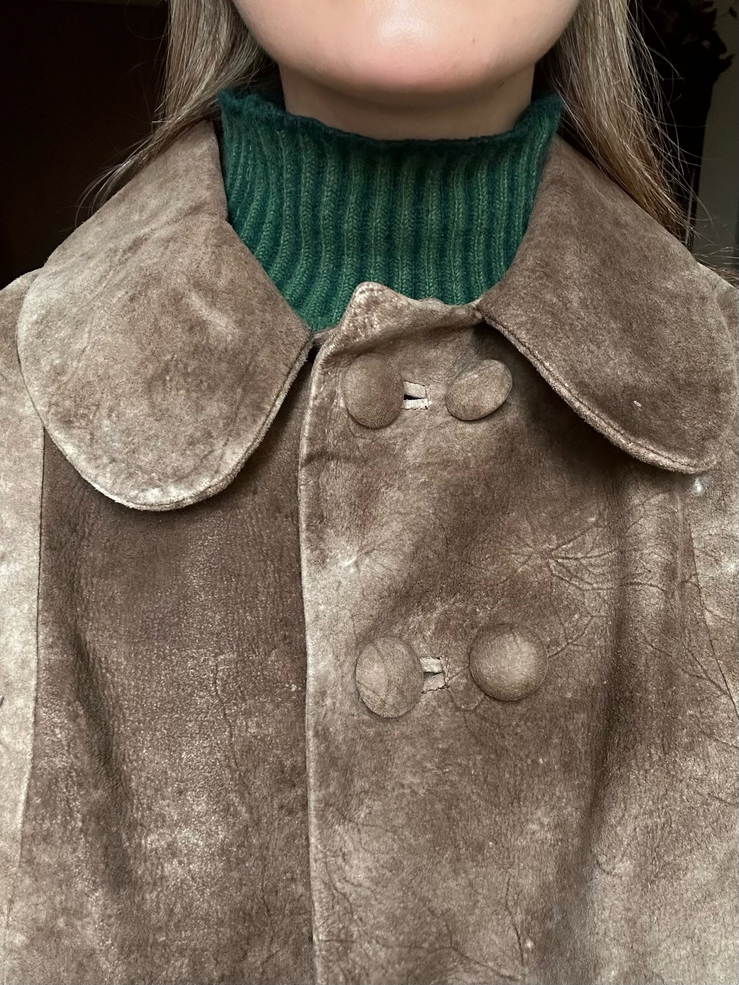Vintage Real Suede Coat