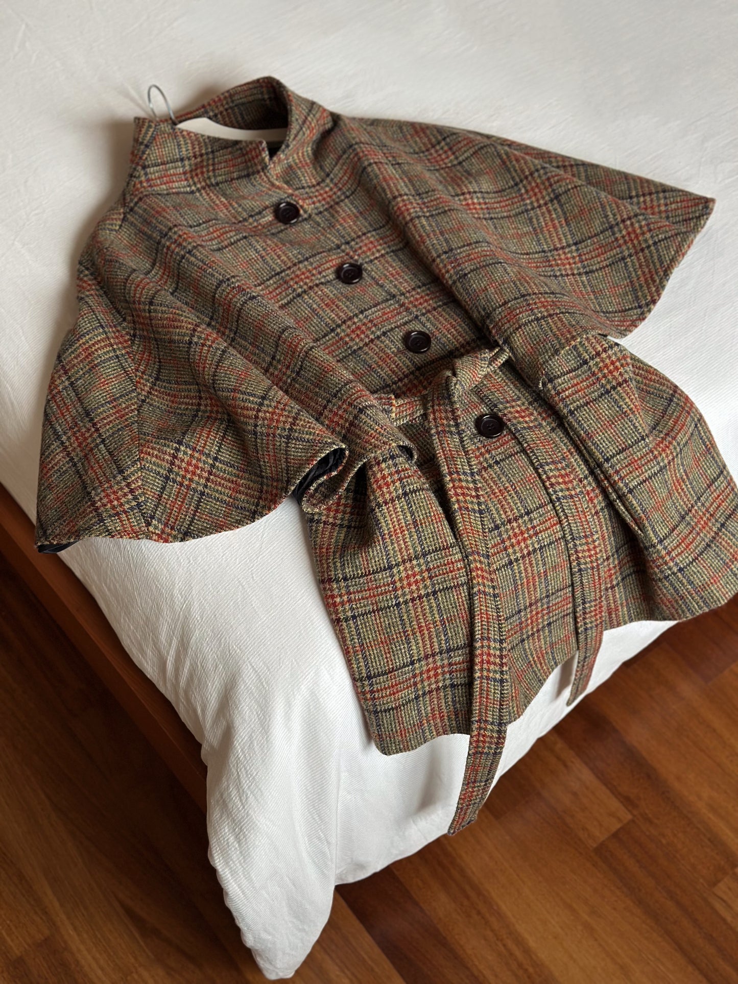 Jamieson's Of Shetland Check Mantel Coat