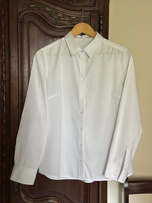 Vintage White Cotton Shirt