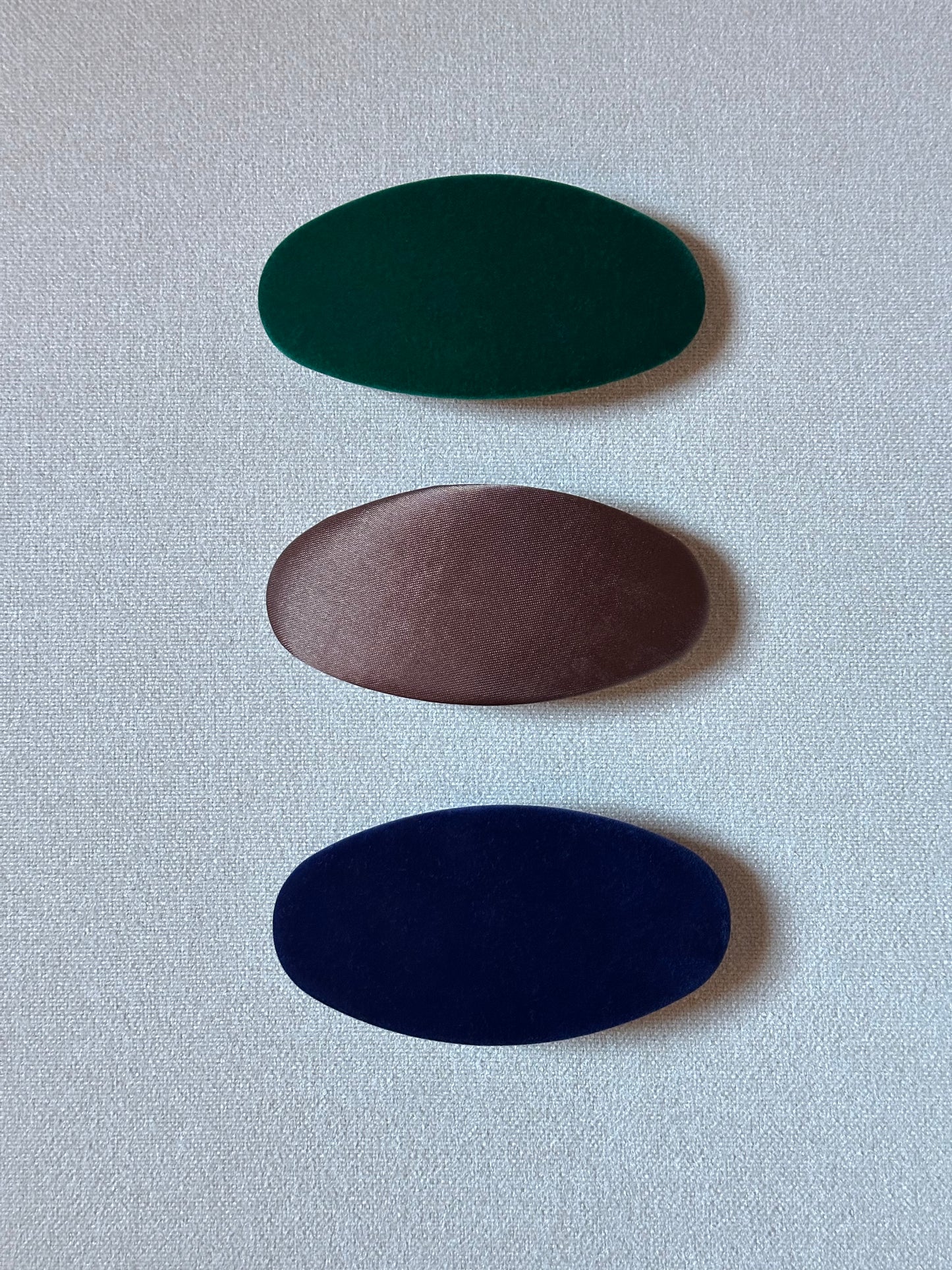 Vintage Laura Ashley Green Velvet Barrette