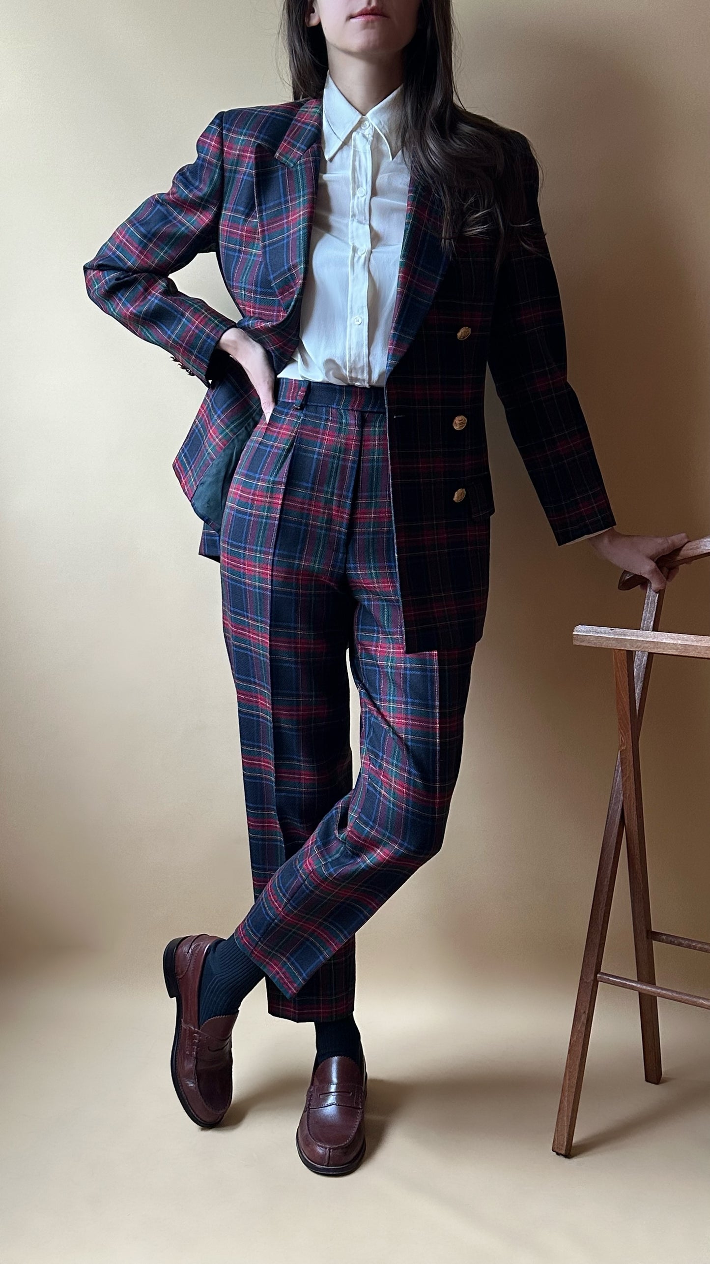 Vintage Daks London Tartan Suit