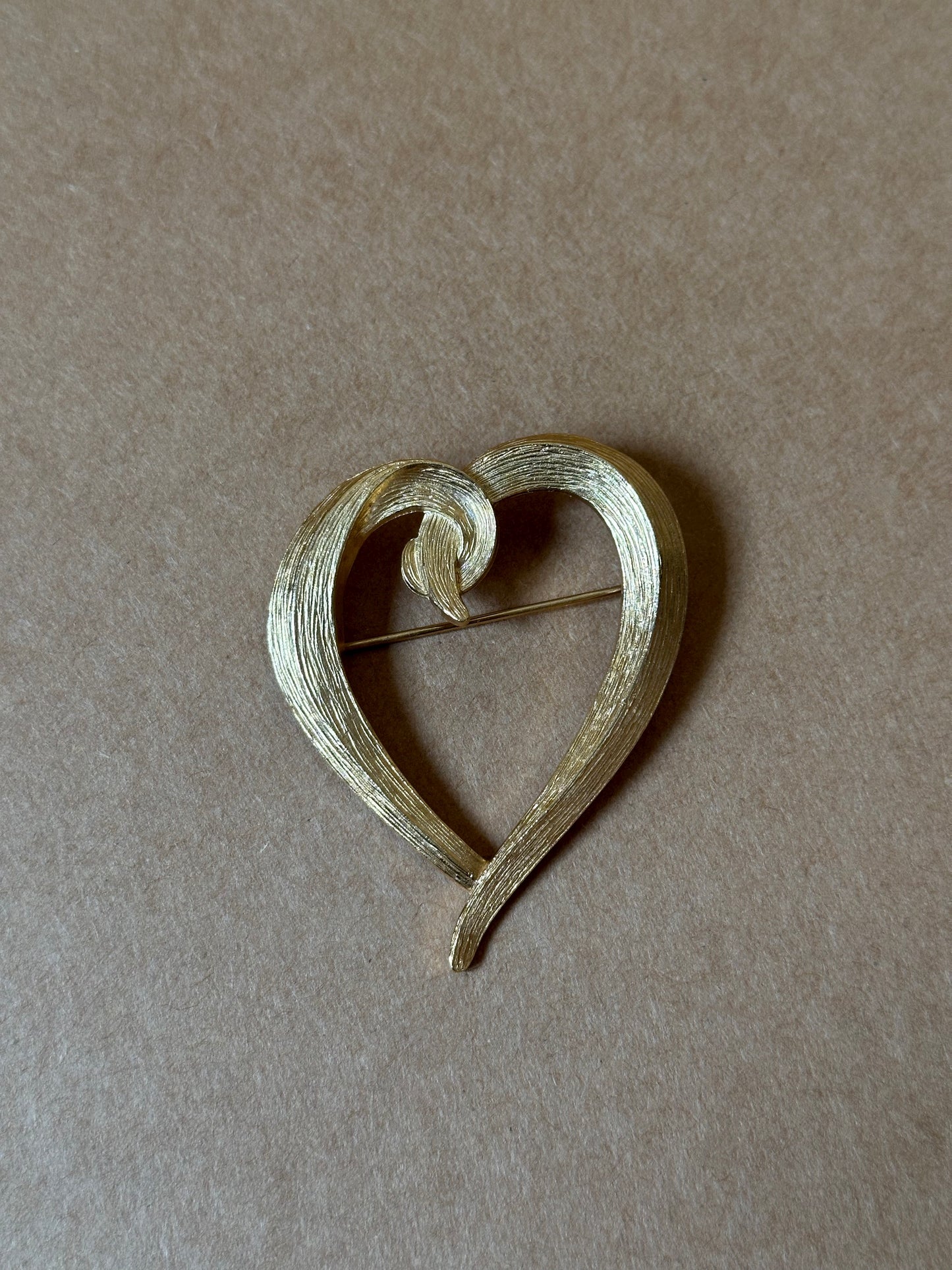 Vintage Heart-Shaped Jacques Esterel Paris Brooch