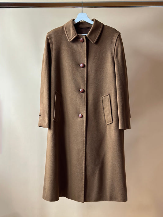 Vintage Camel Loden Coat