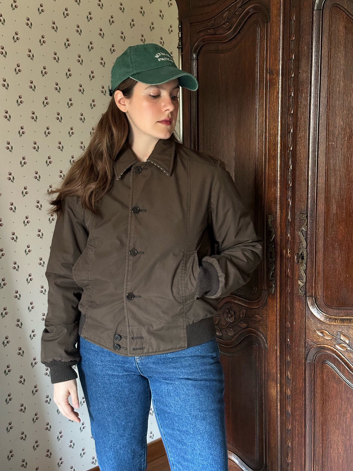Reversible Wool & Cotton Puffer Jacket