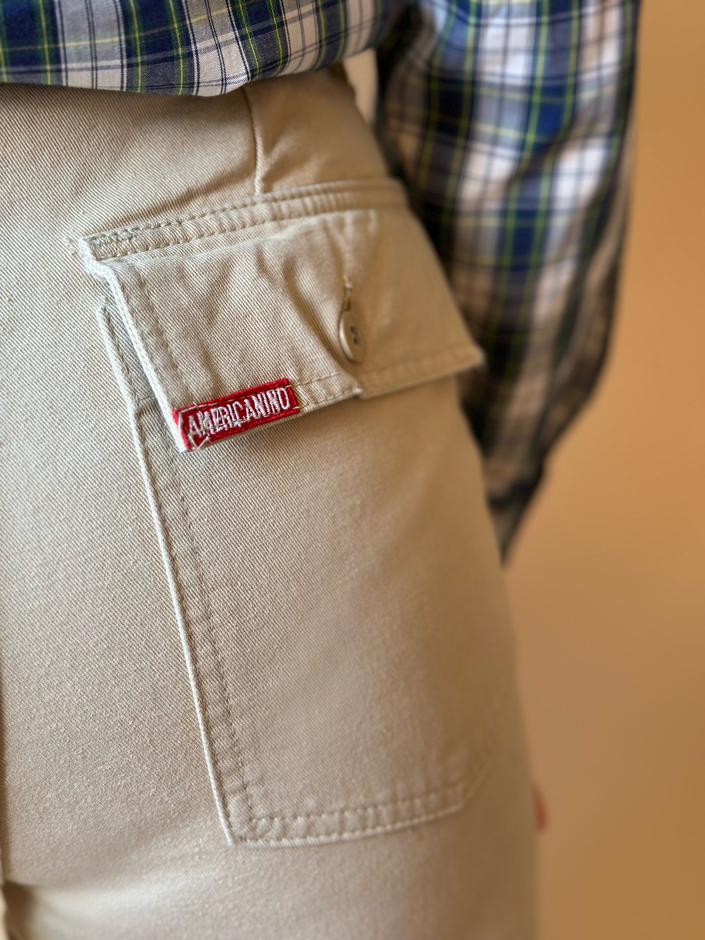 Vintage Beige Americanino Cargo Pants