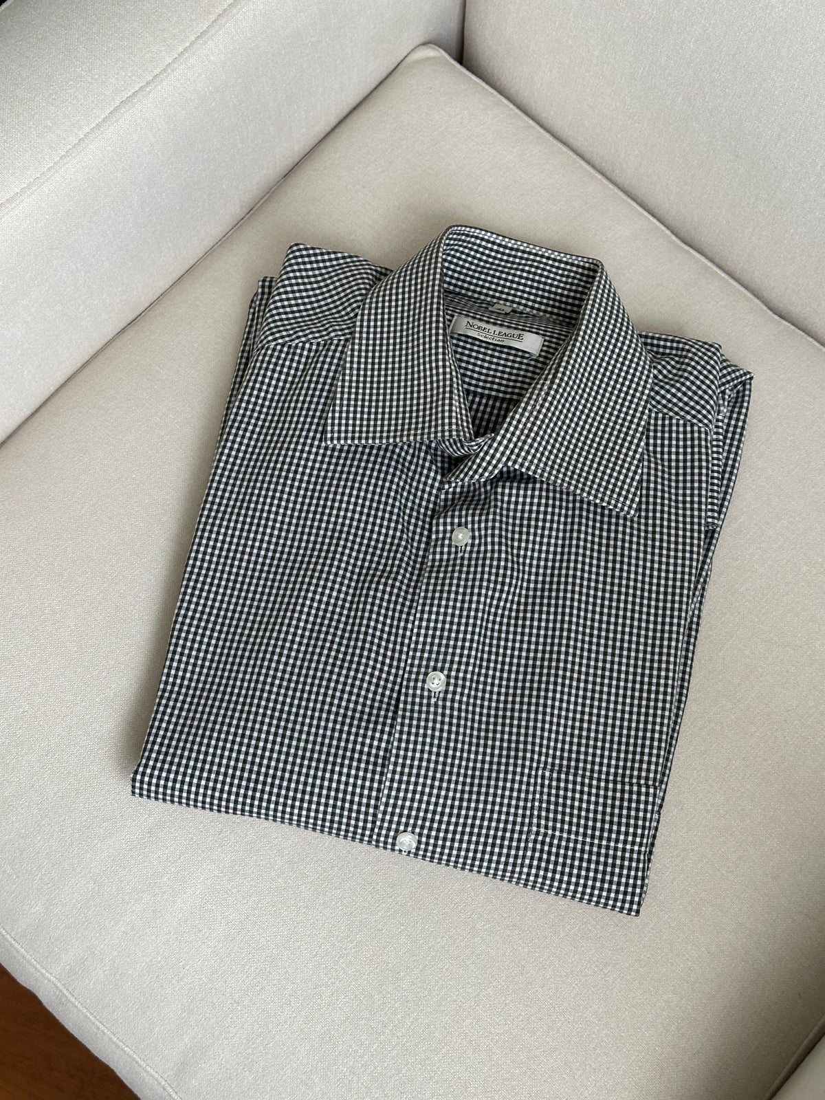 Dark Green Checkered Oversized Cotton Shirt