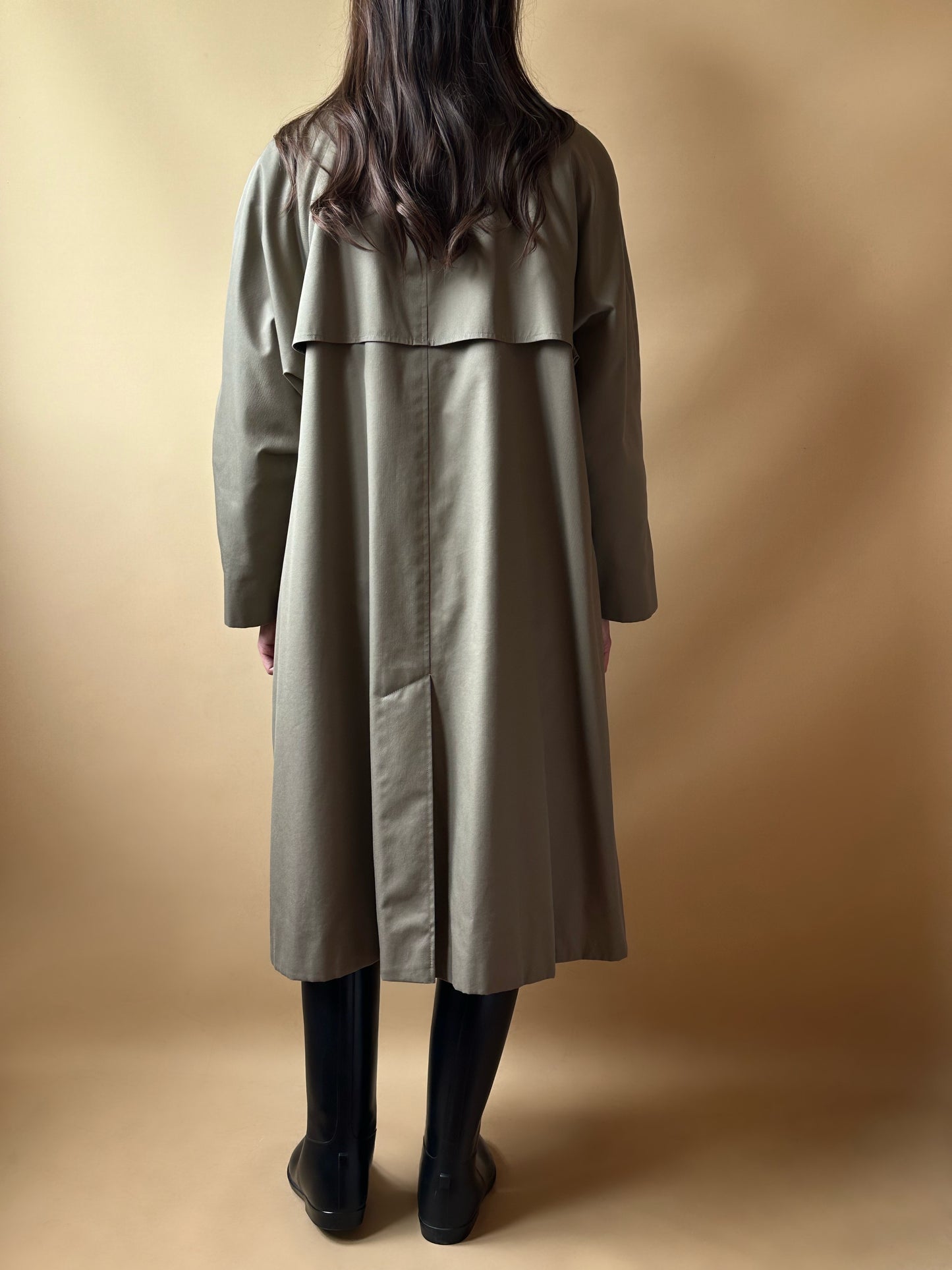 Vintage Aquascutum Khaki Trench Coat