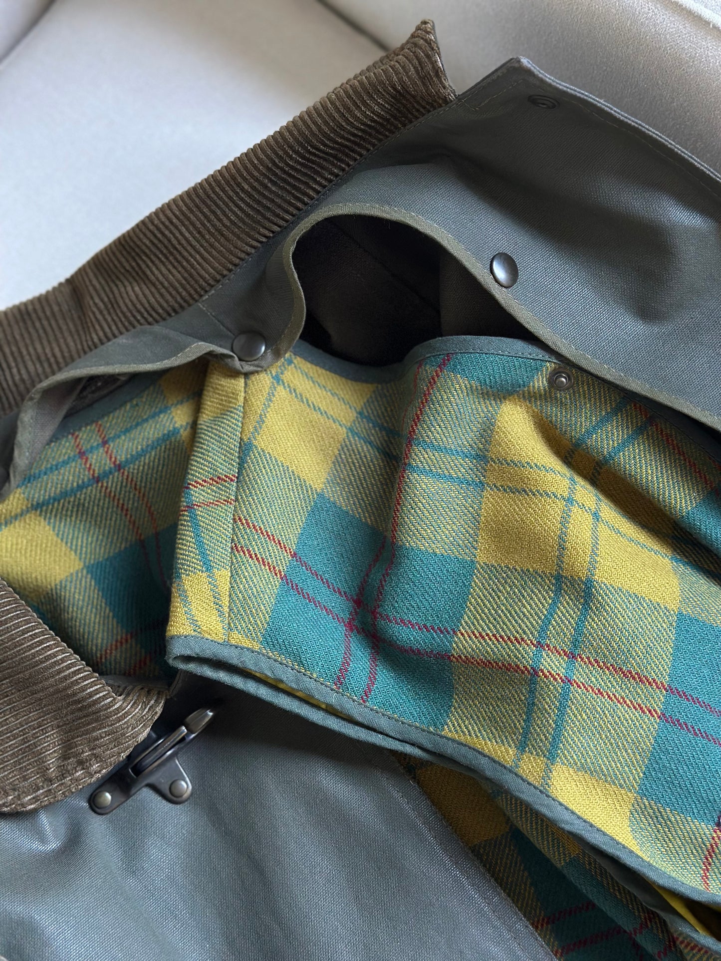 Waxed Cotton Green Hunting Jacket