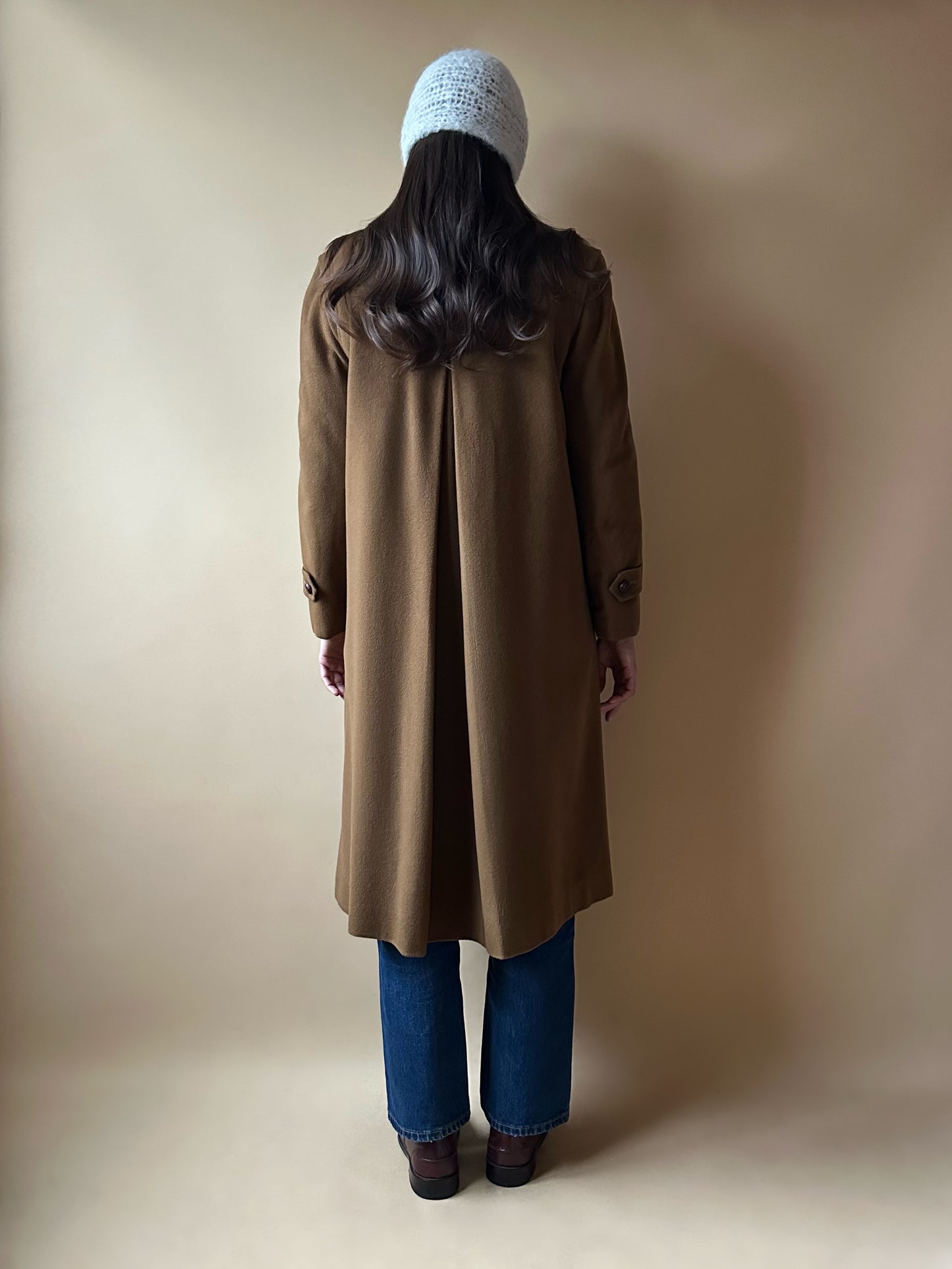 Vintage Camel Loden Coat