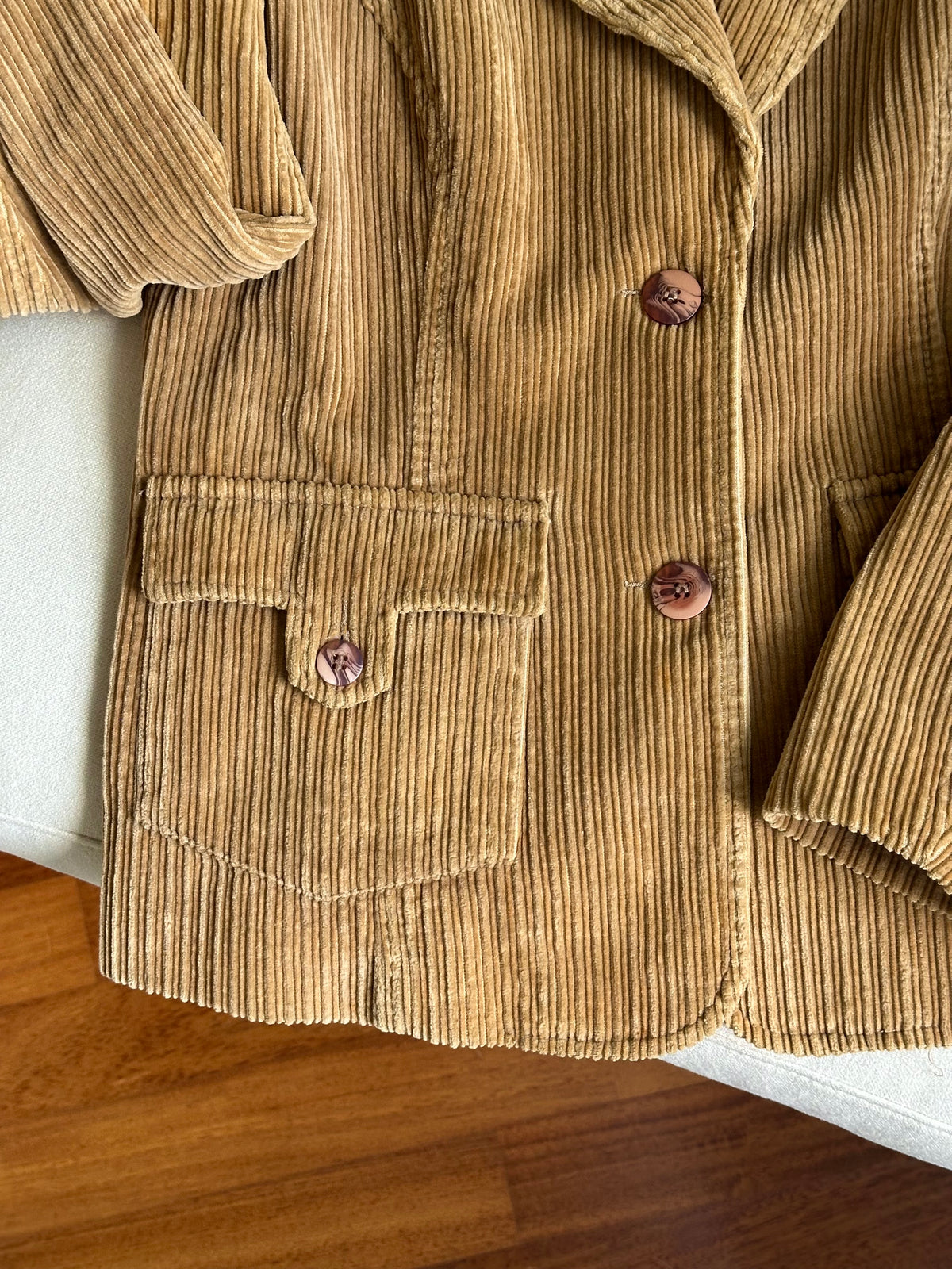 Camel Corduroy Blazer