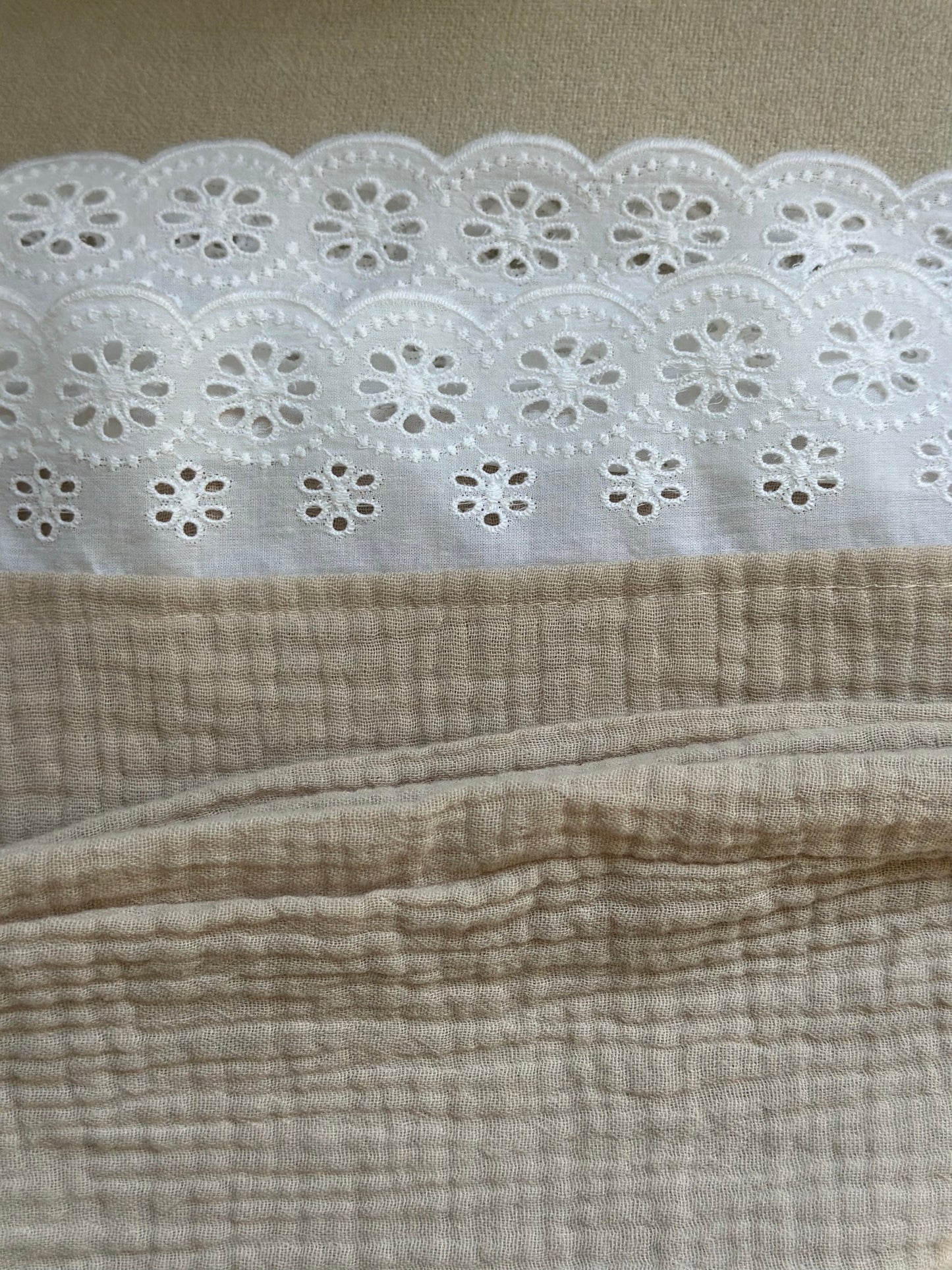 Muslin & Lace Shorts