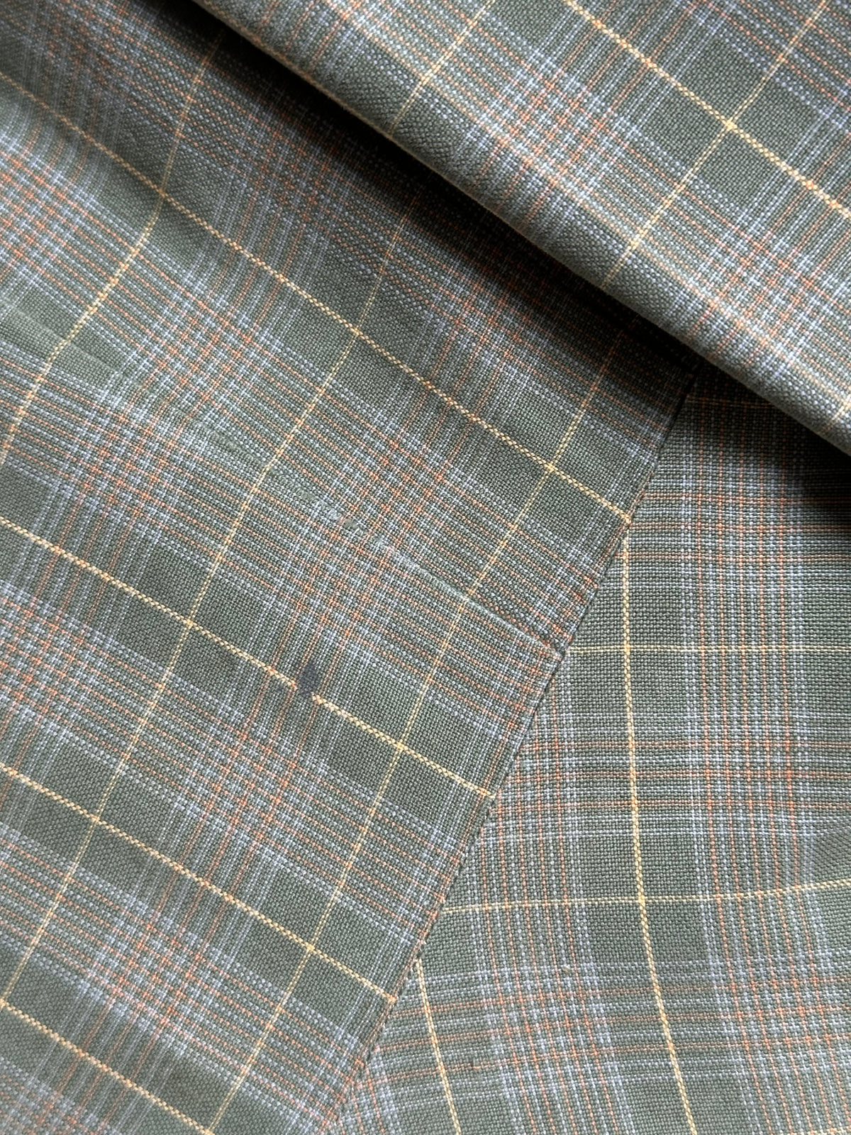 Tailor-Made Sage Green Tartan Dress