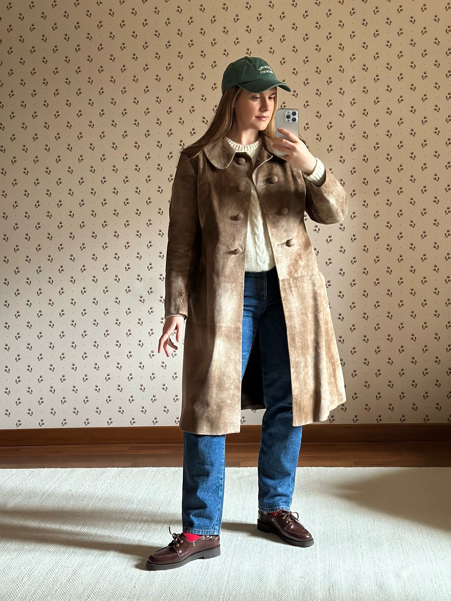 Vintage Real Suede Coat