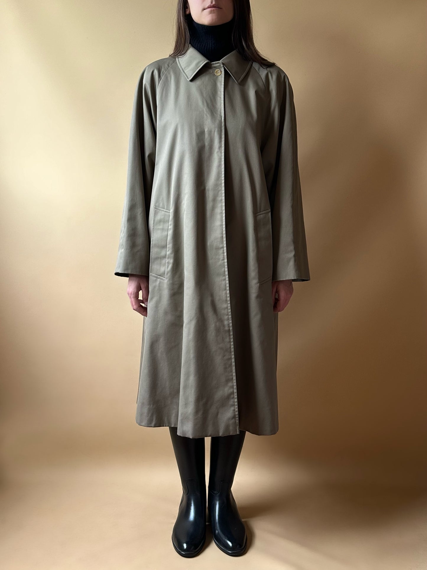 Vintage Aquascutum Khaki Trench Coat