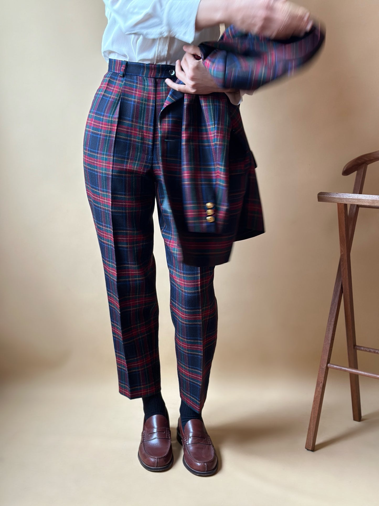 Vintage Daks London Tartan Suit