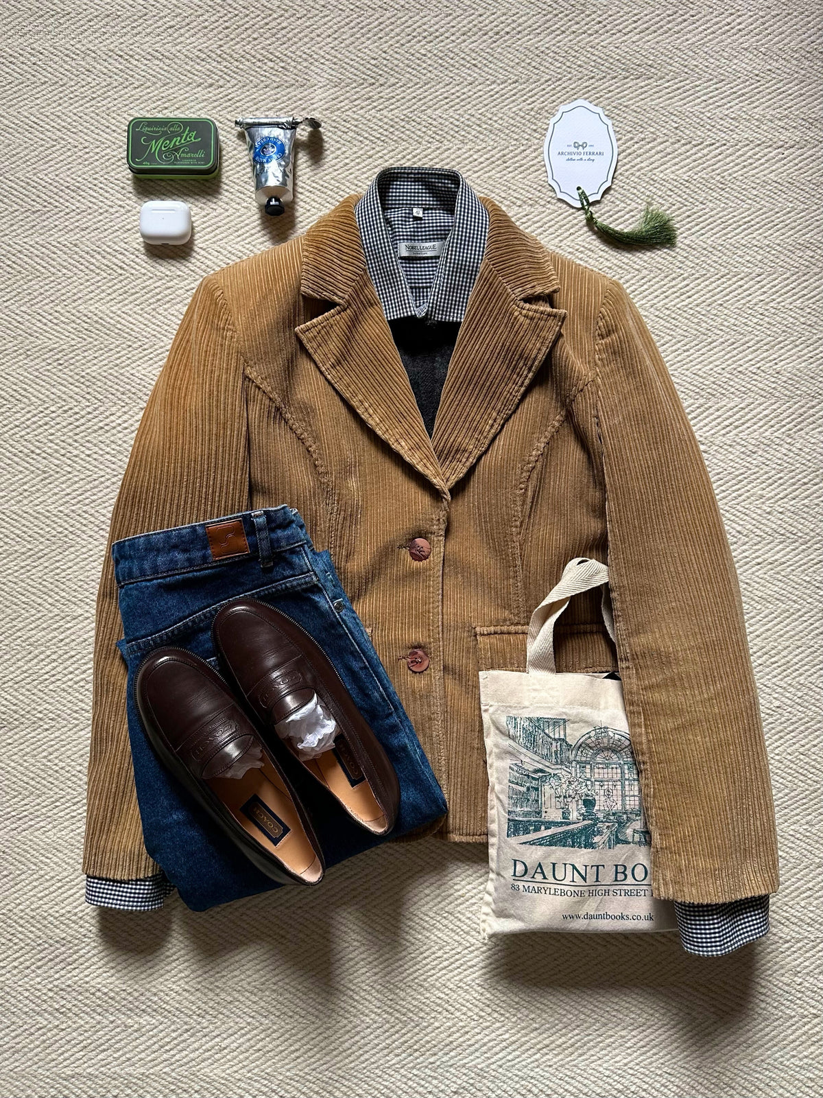 Camel Corduroy Blazer