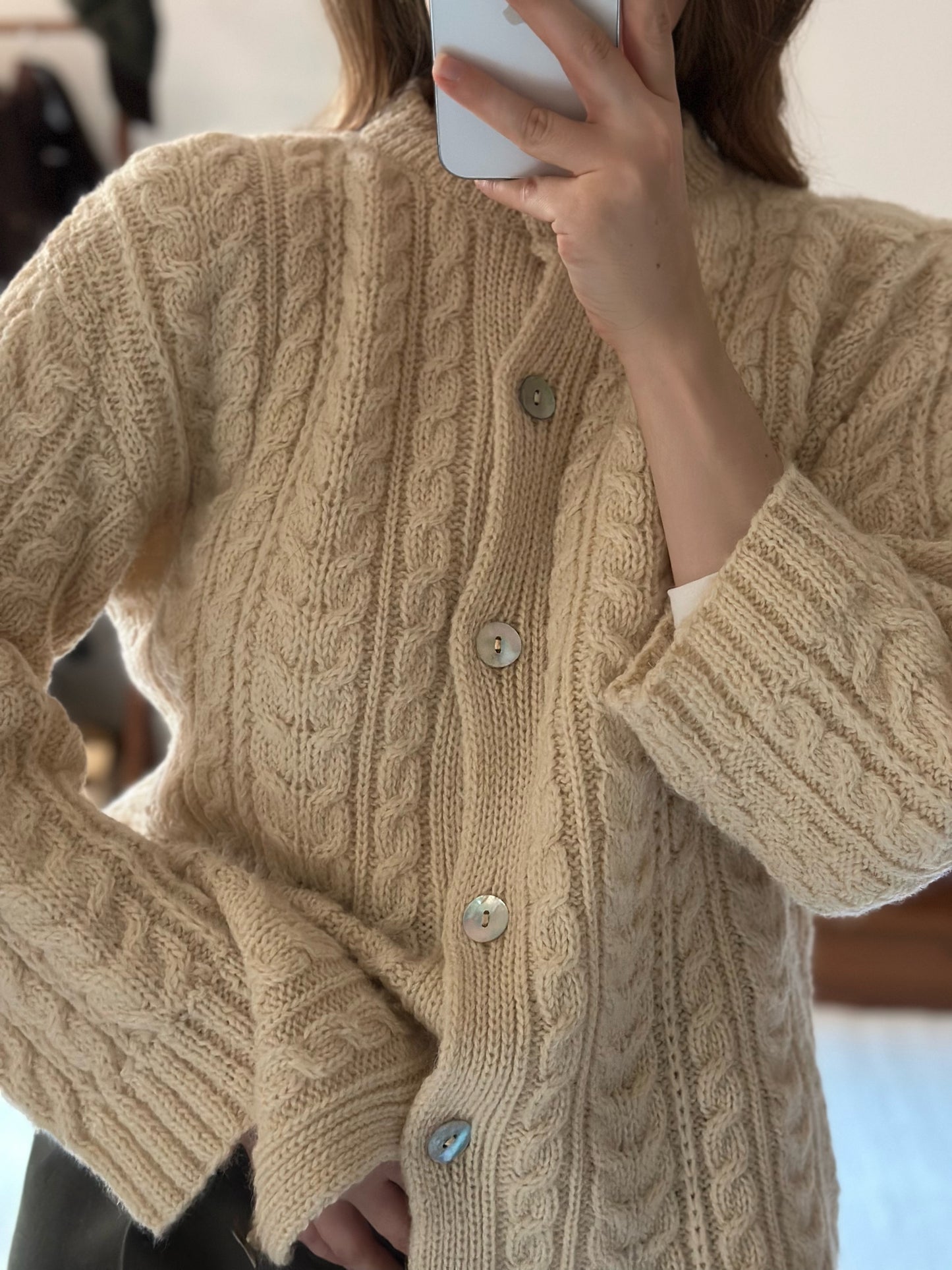Pure Wool Original Irish Cardigan