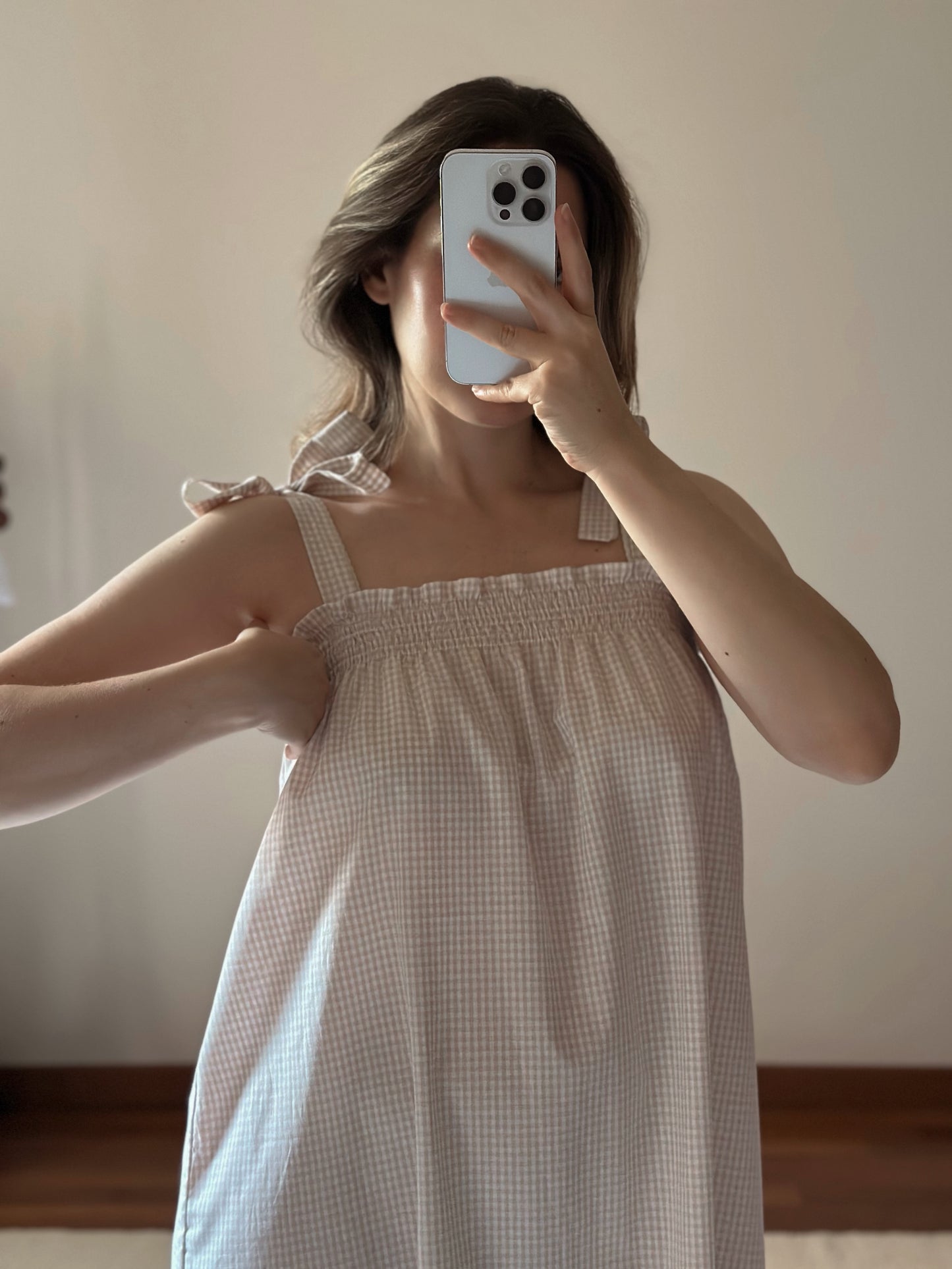 Vichy Cotton Dress