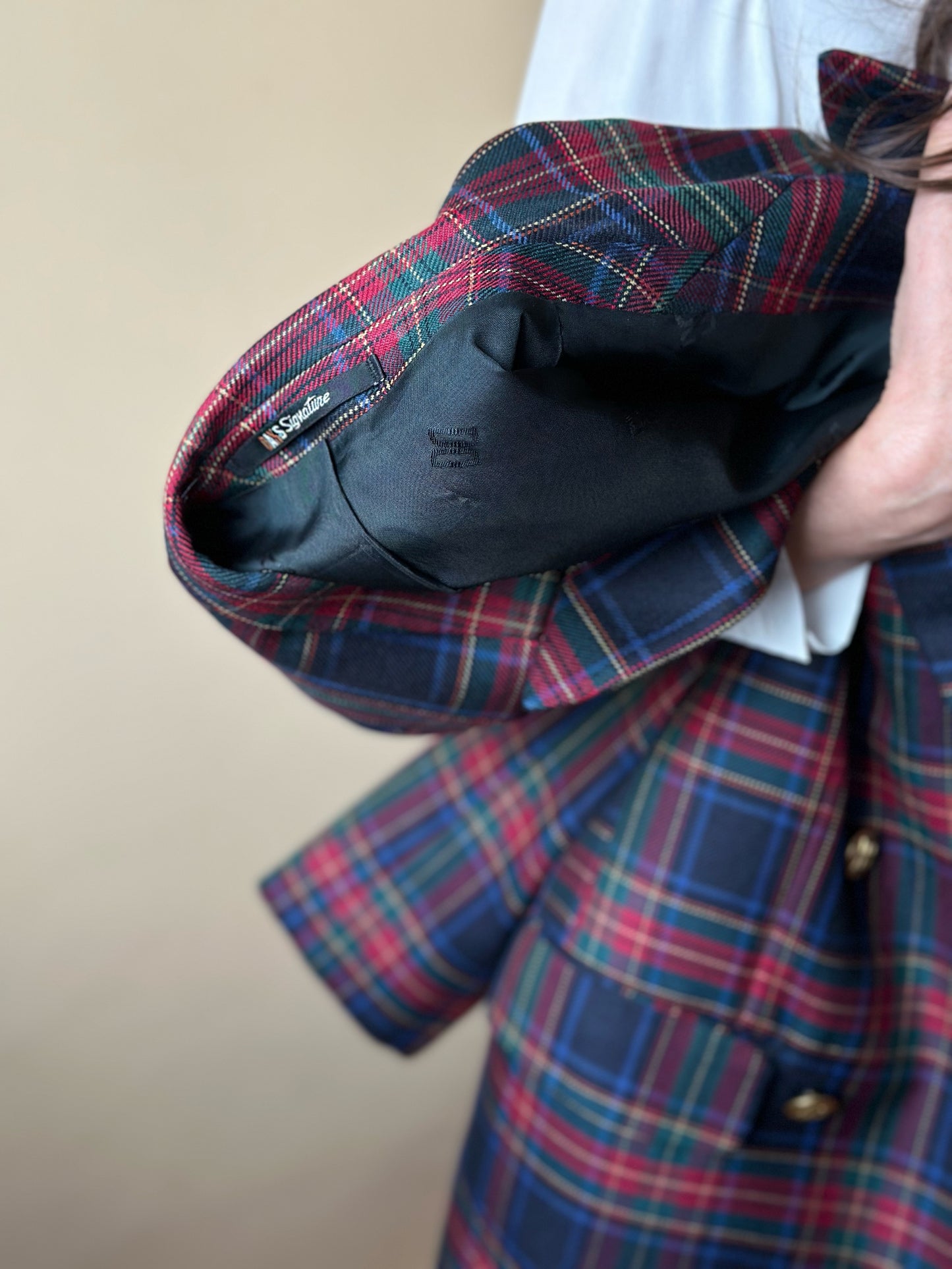 Vintage Daks London Tartan Suit