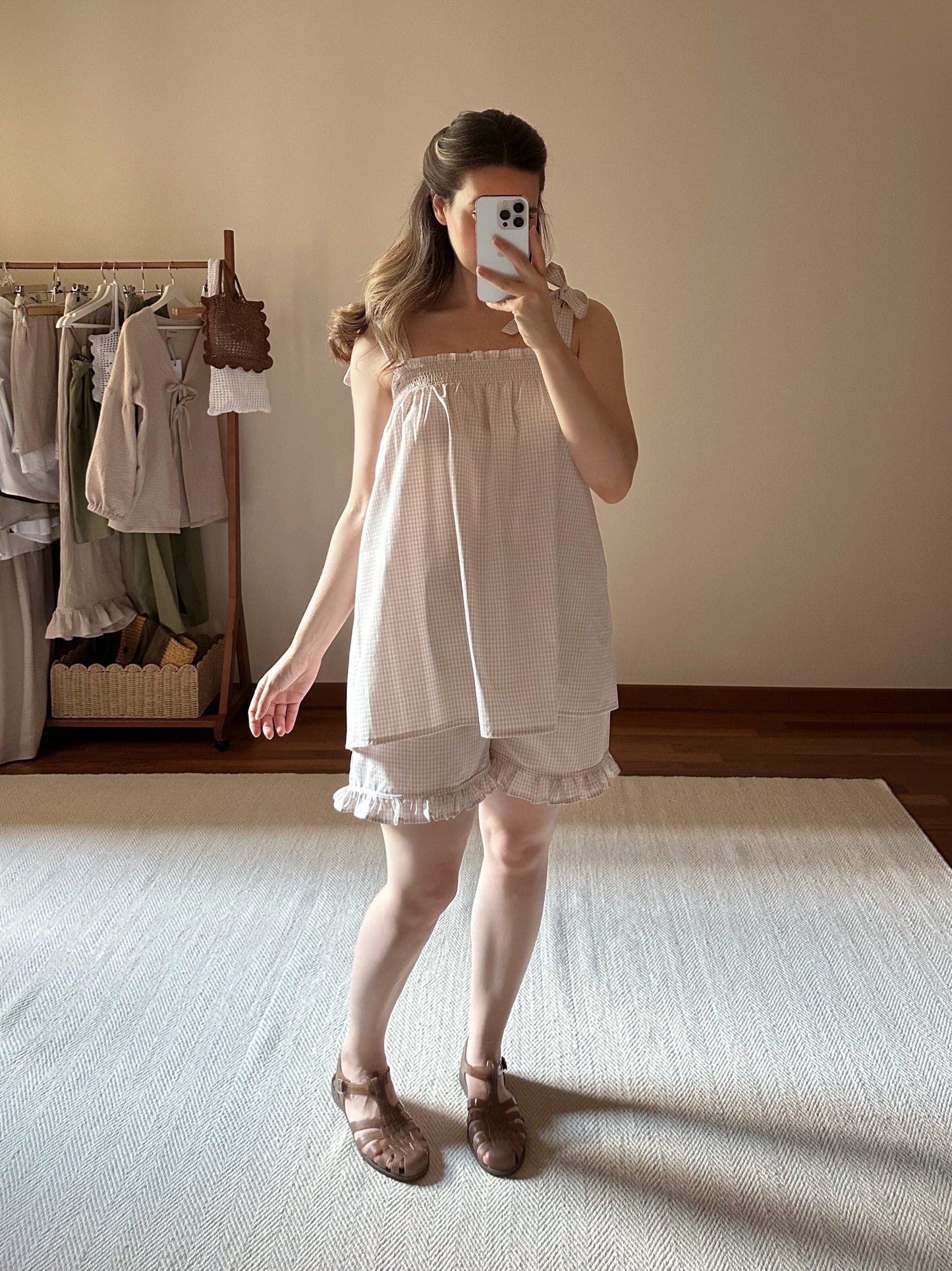 Cotton Frilled Shorts