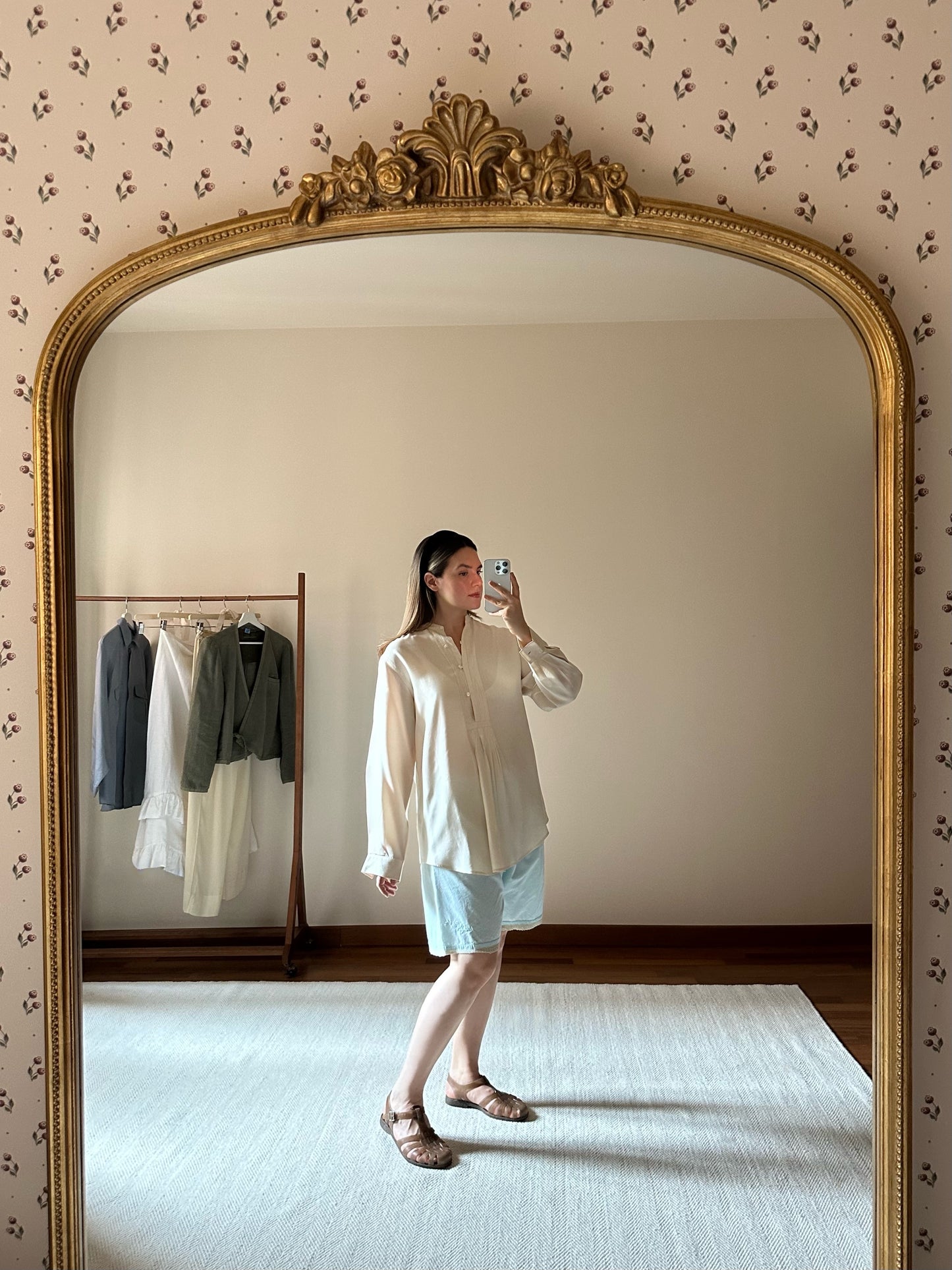 Pure Cotton Baby Blue Shorts