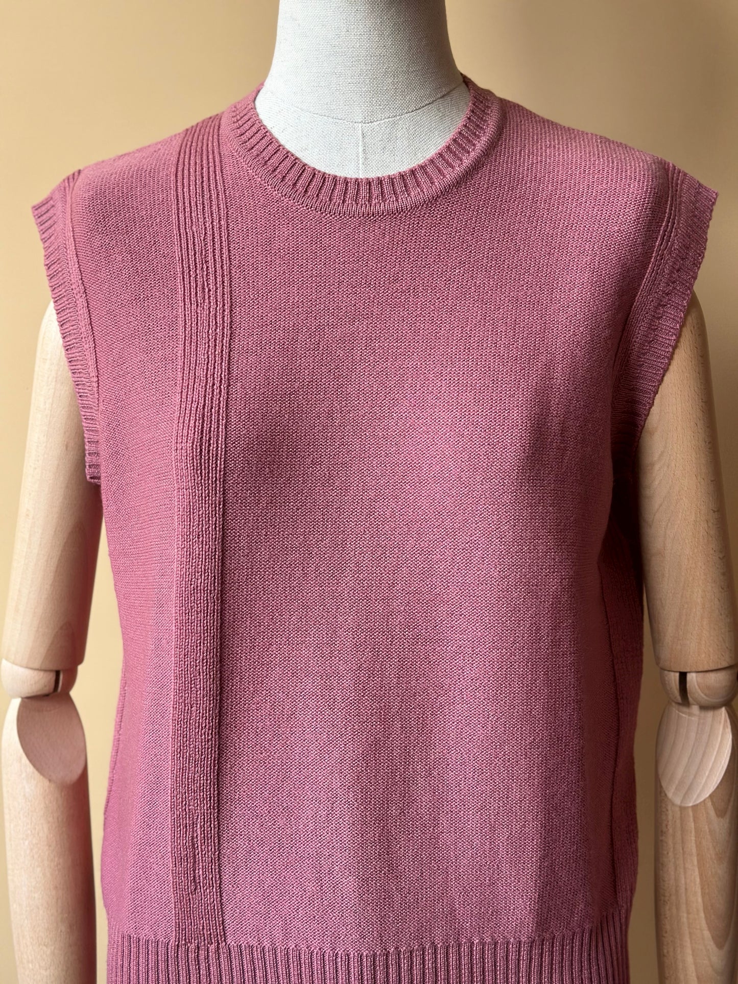 Vintage Christian Dior Dust Pink Vest