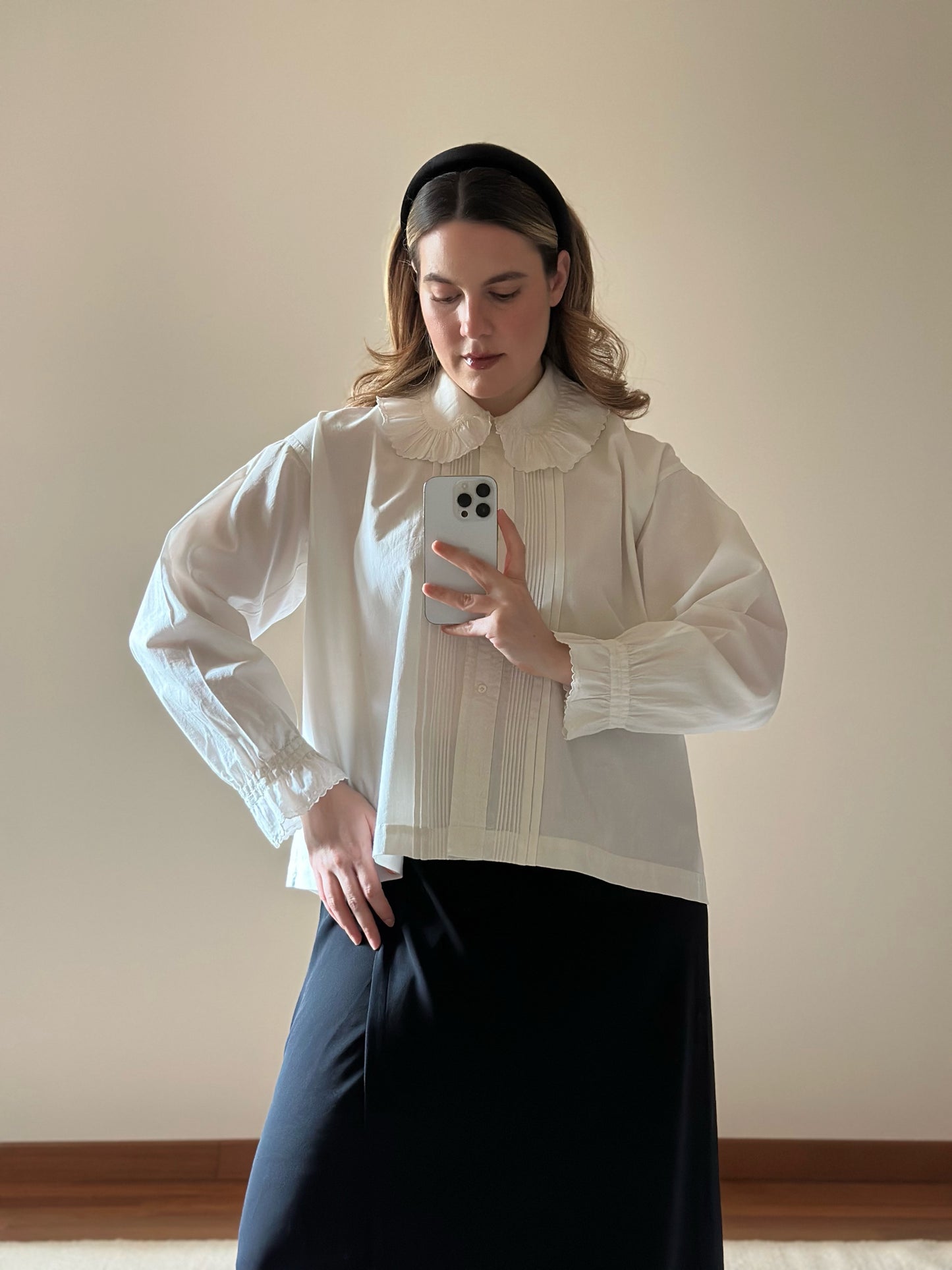 Antique Withe Cotton Shirt