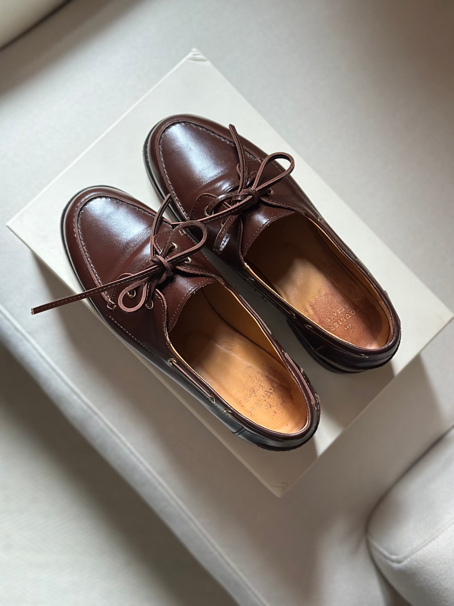 Sézane Caroline Leather Loafers