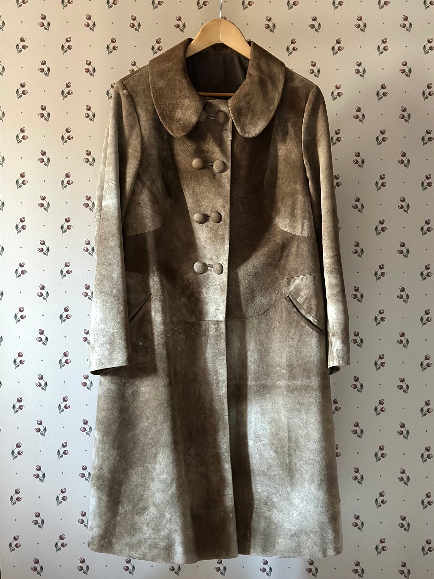 Vintage Real Suede Coat