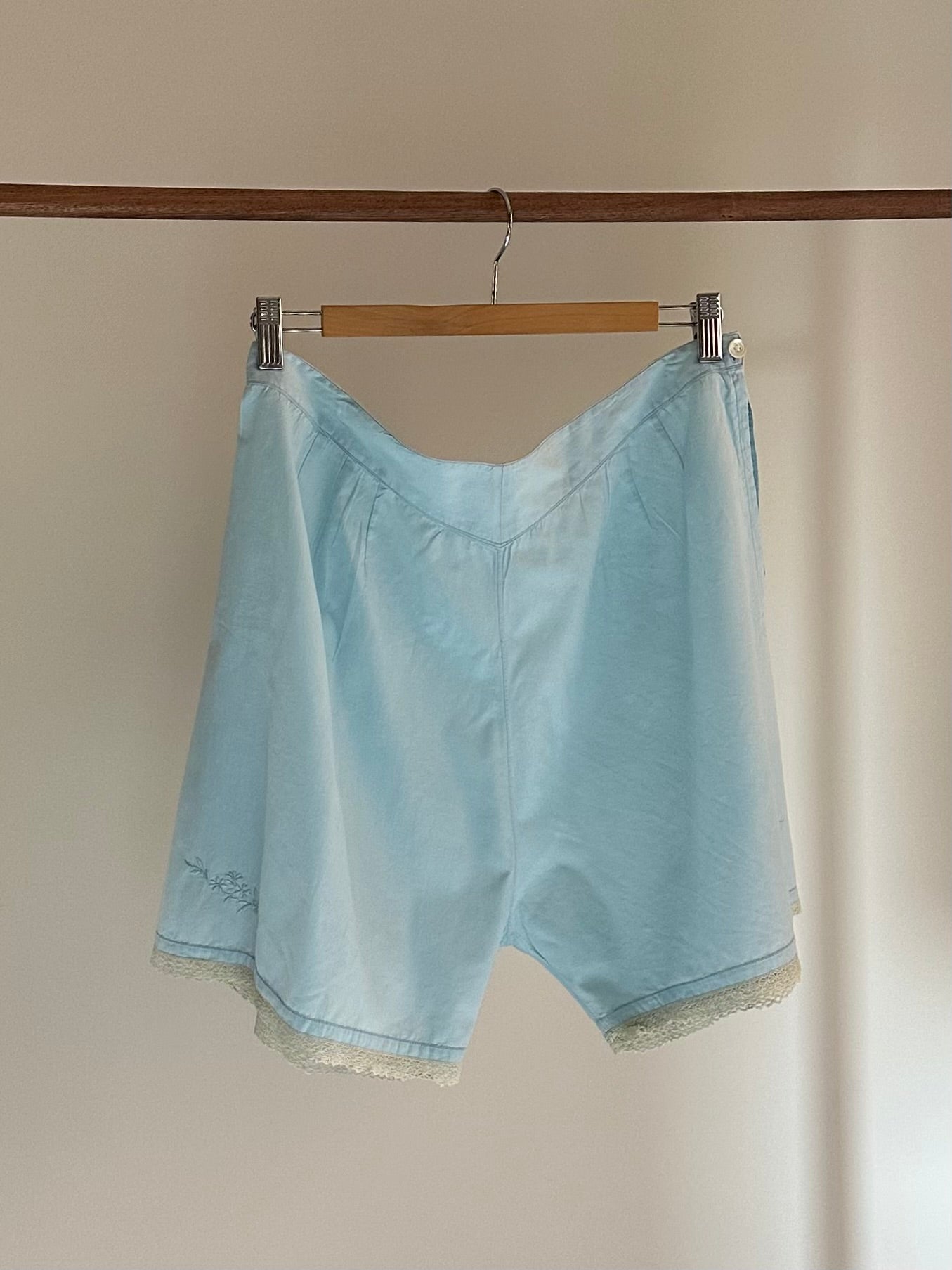 Pure Cotton Baby Blue Shorts