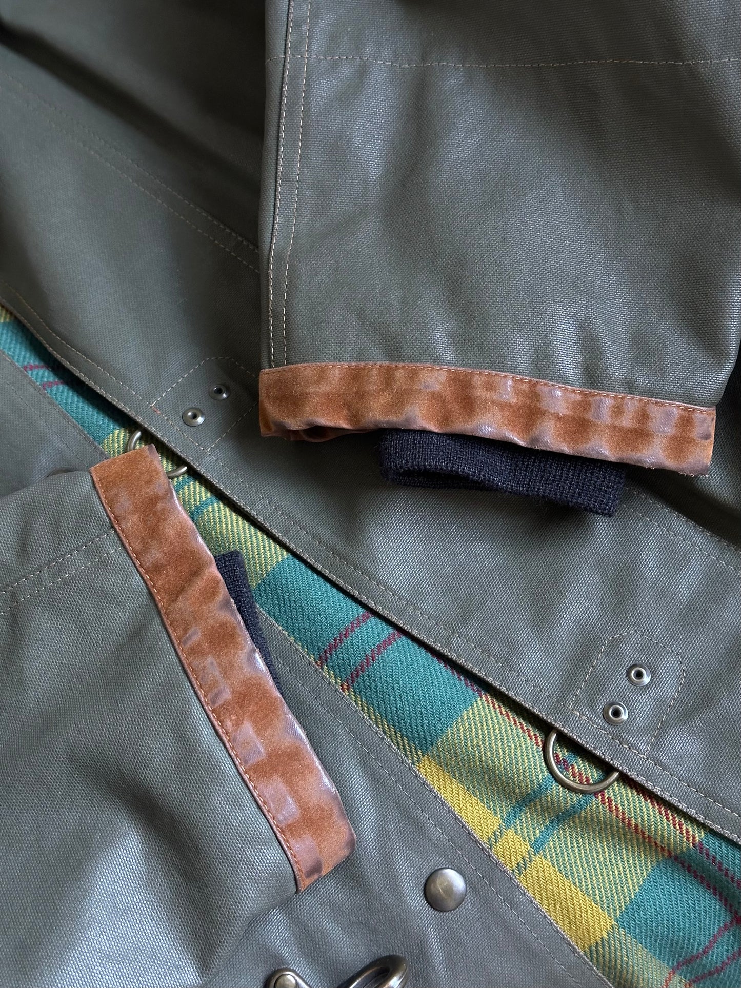 Waxed Cotton Green Hunting Jacket