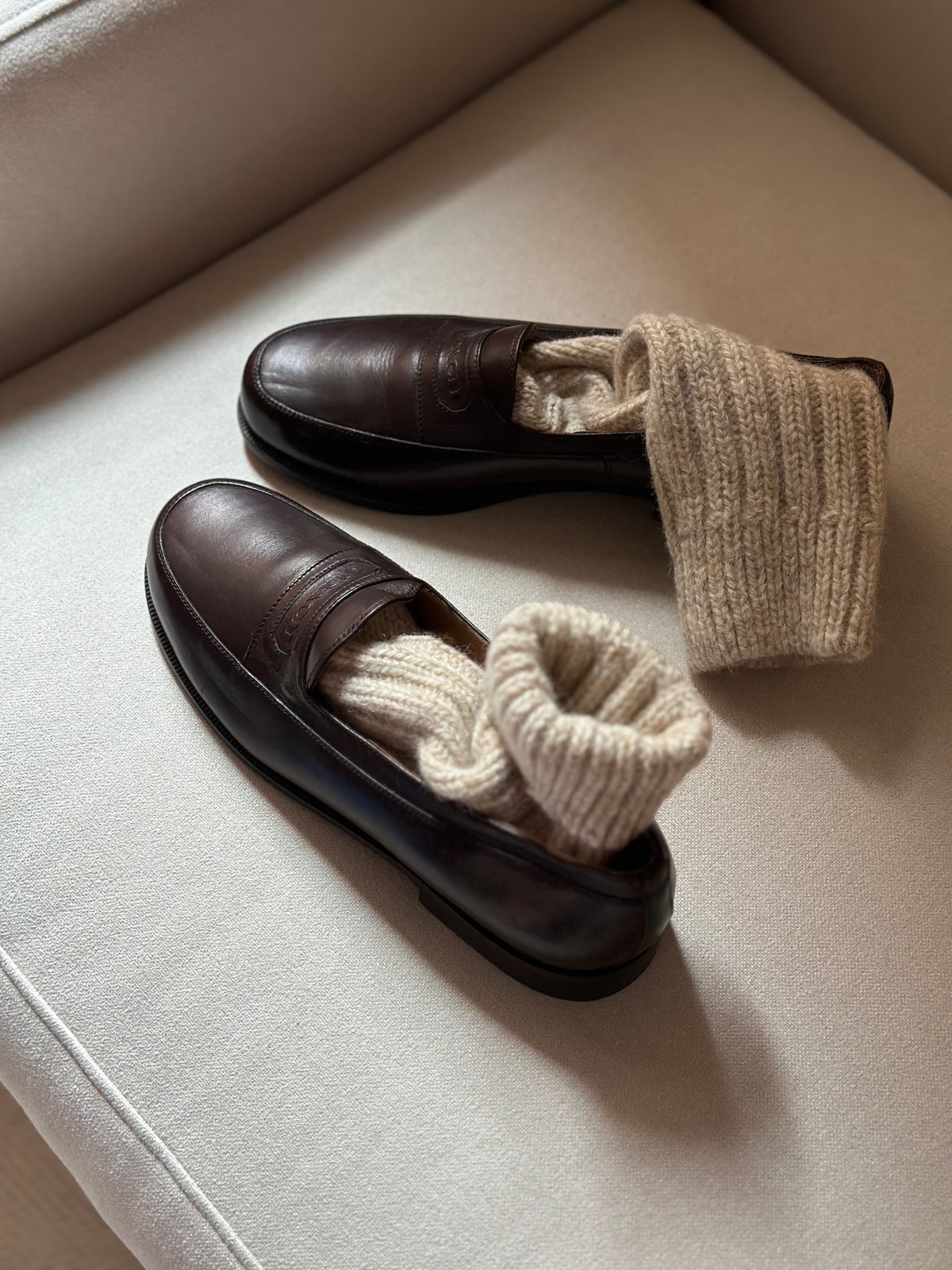 Original Mahogany Coach Loafers