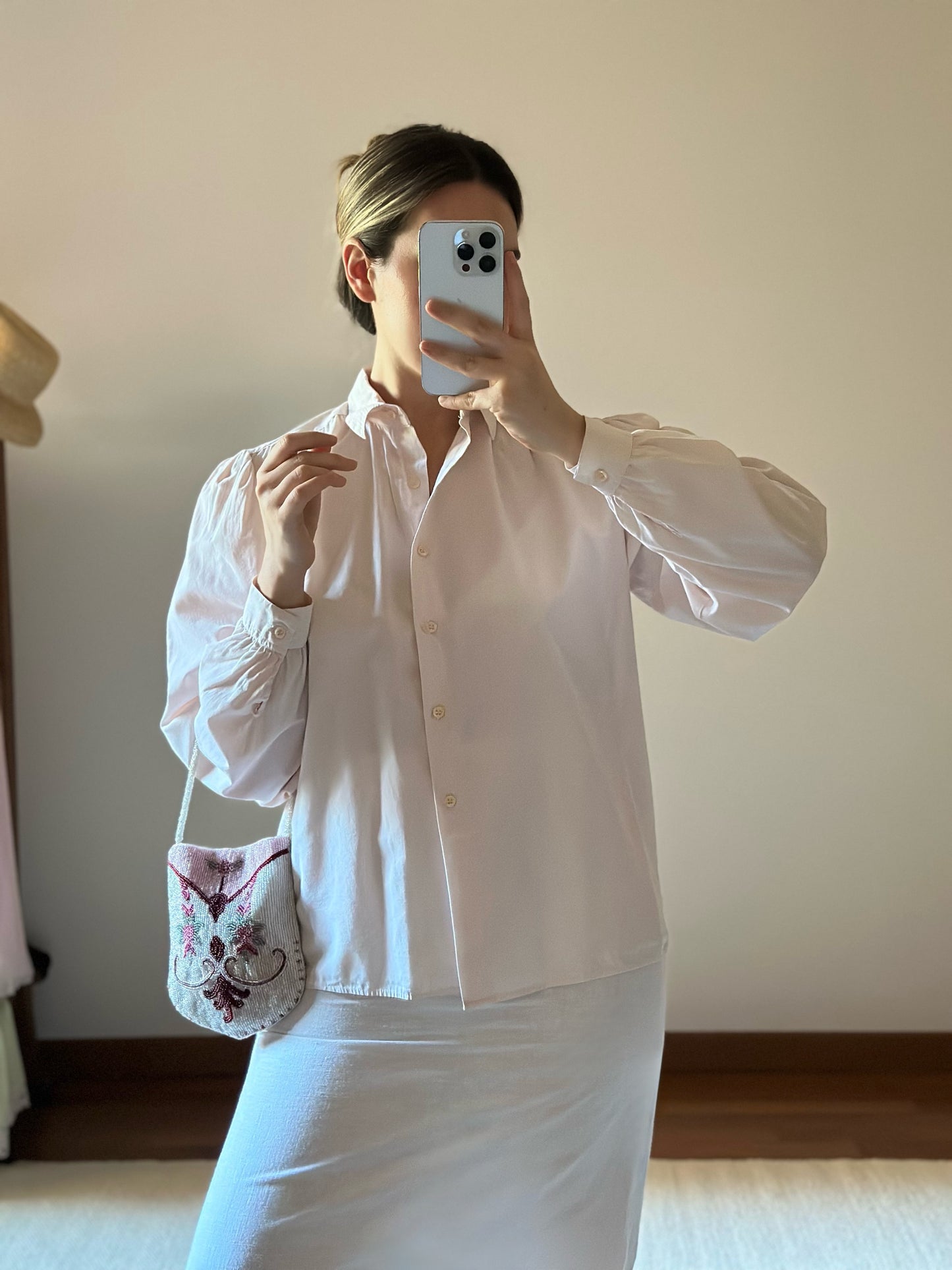 Baby Pink Cotton Shirt
