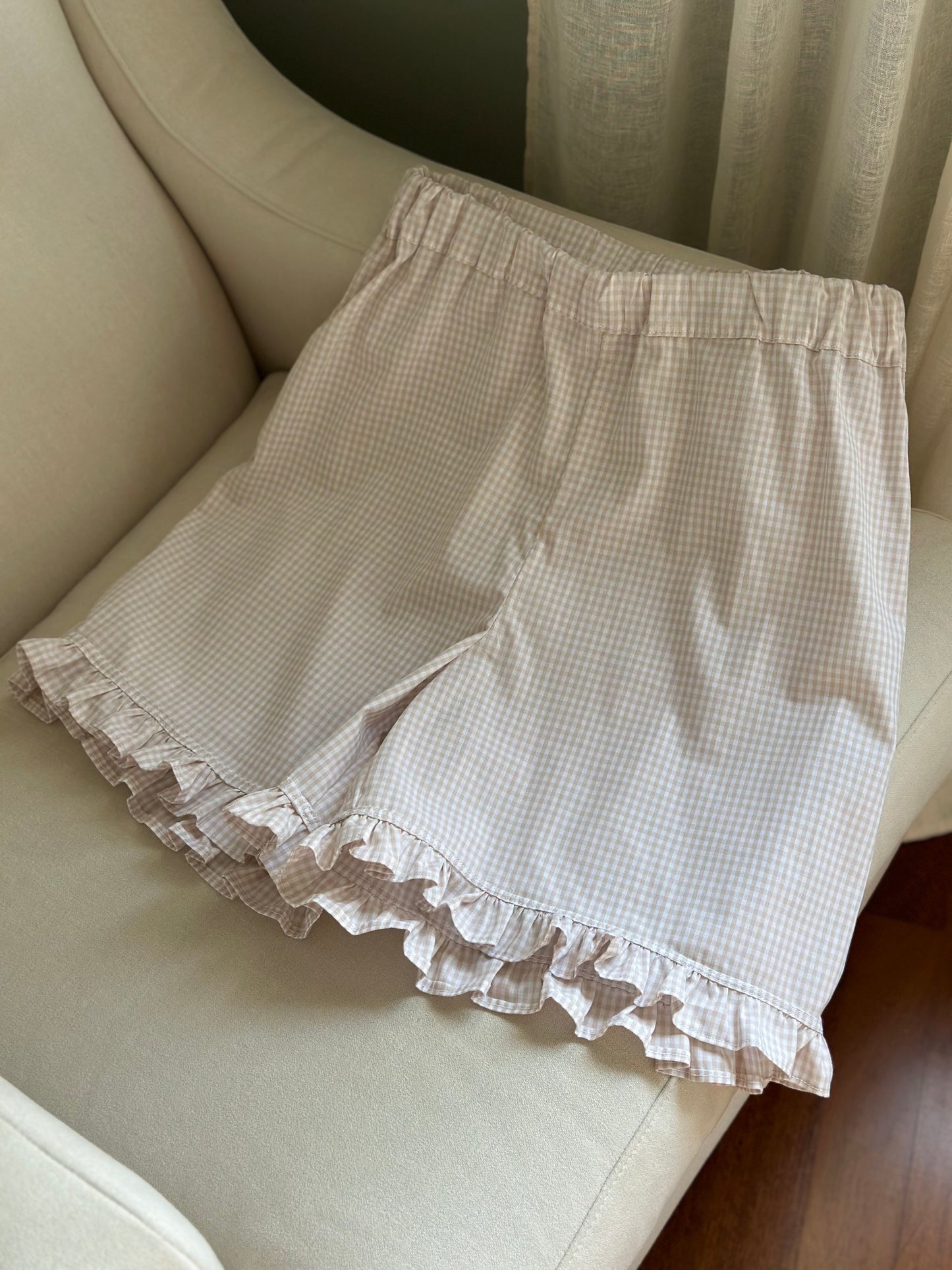Cotton Frilled Shorts