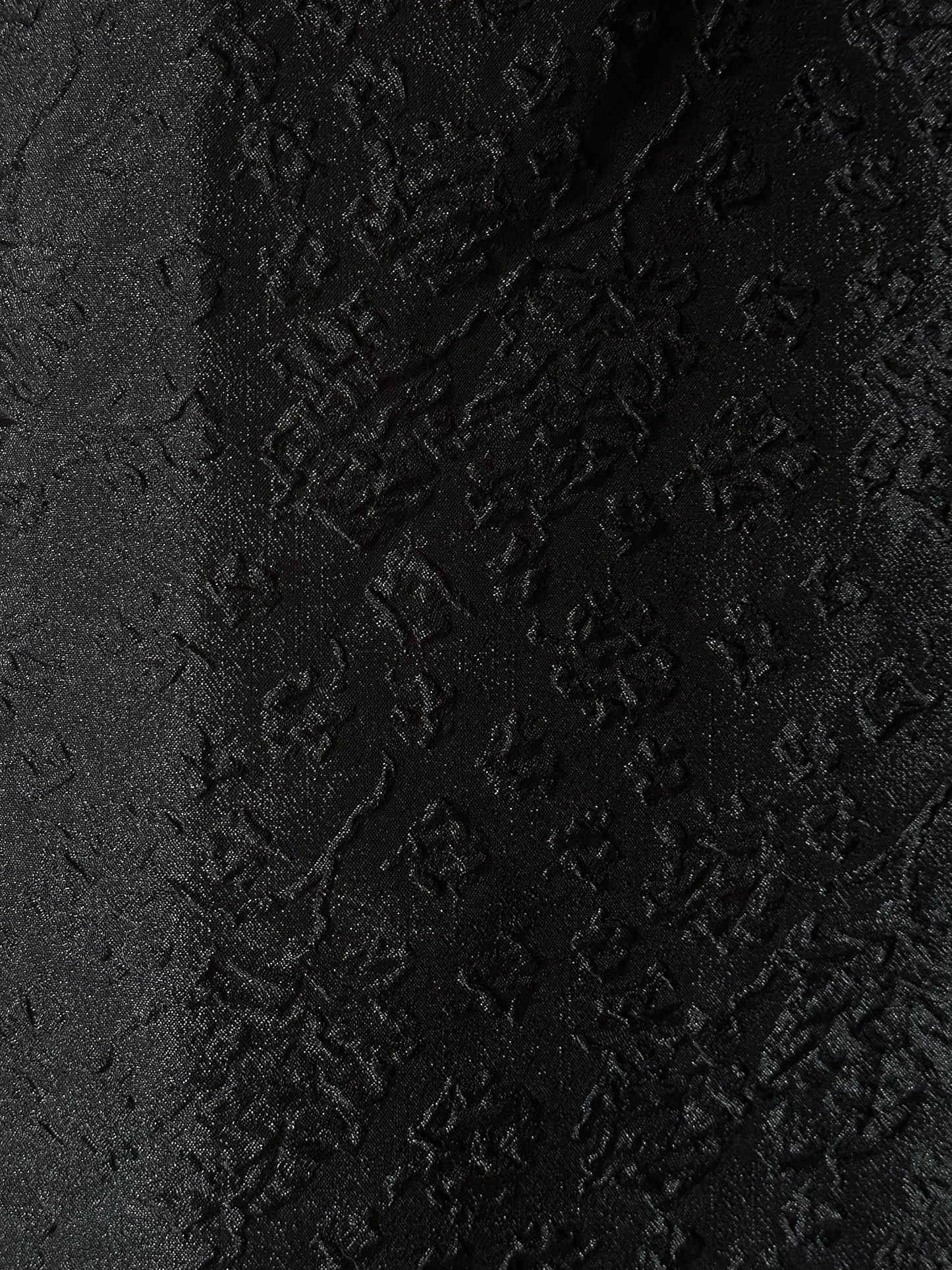 Secondhand Arket Brocade Black Wrap-Up Midi Skirt