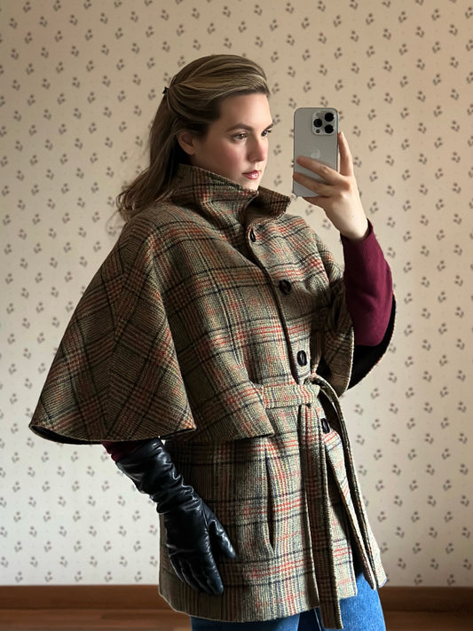 Jamieson's Of Shetland Check Mantel Coat