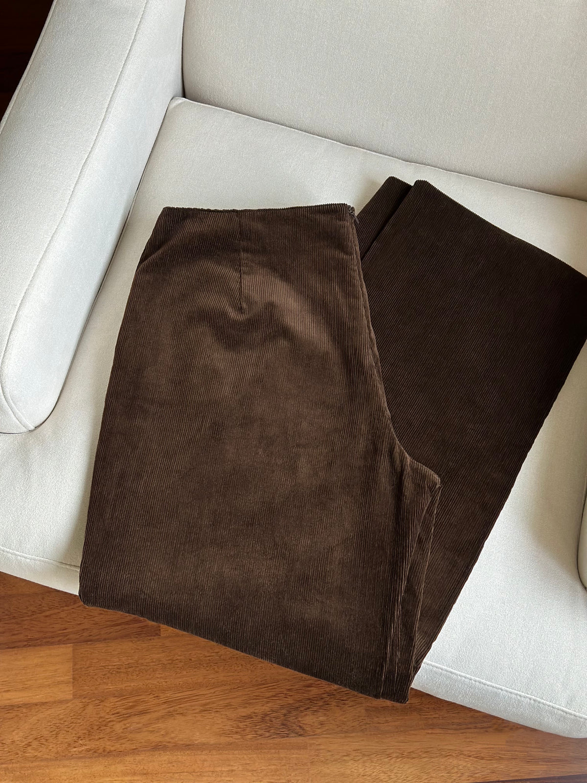 Corduroy Chocolate Brown Trousers