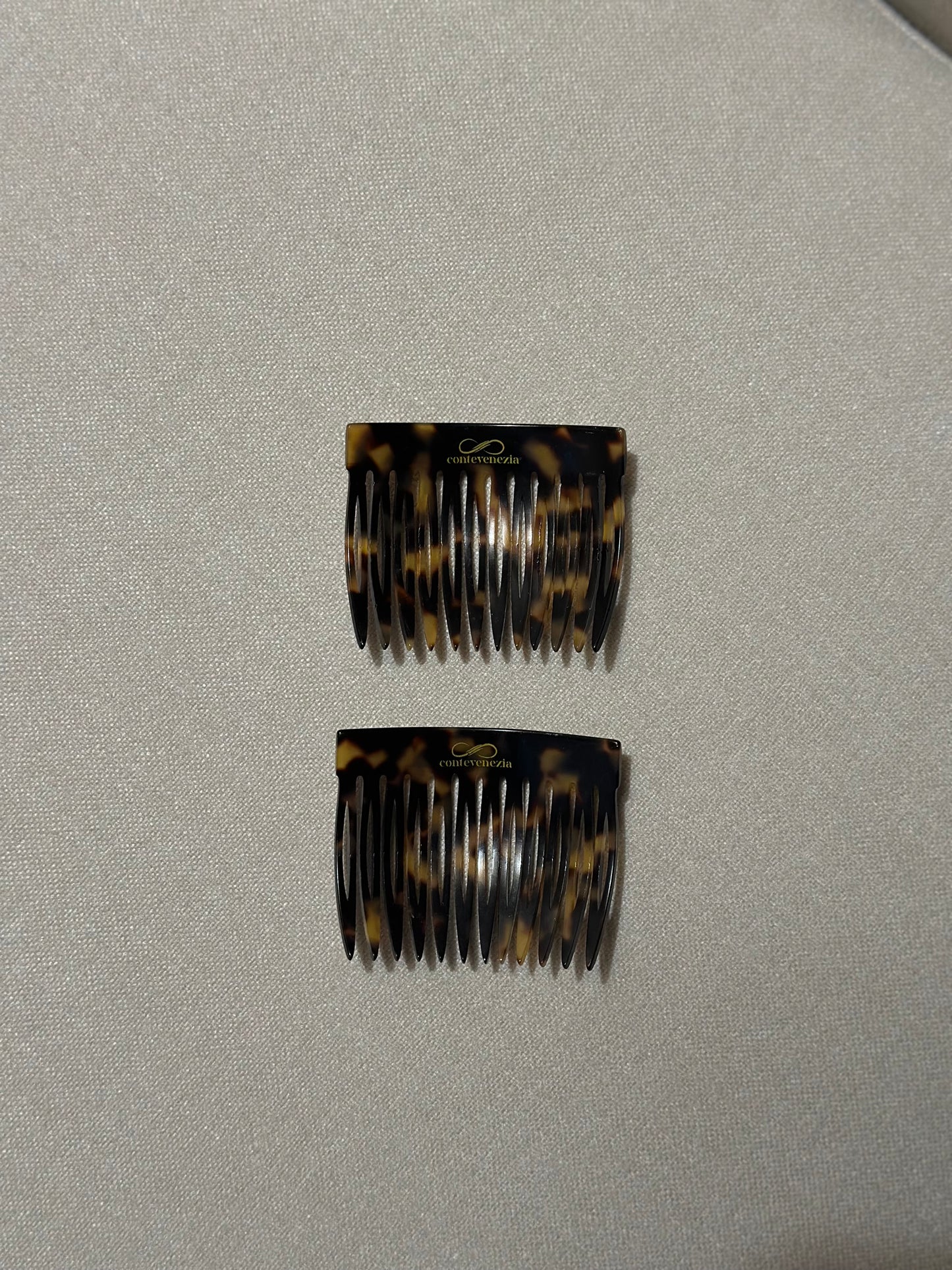Pair Of Handmade Tortoise Hair Combs