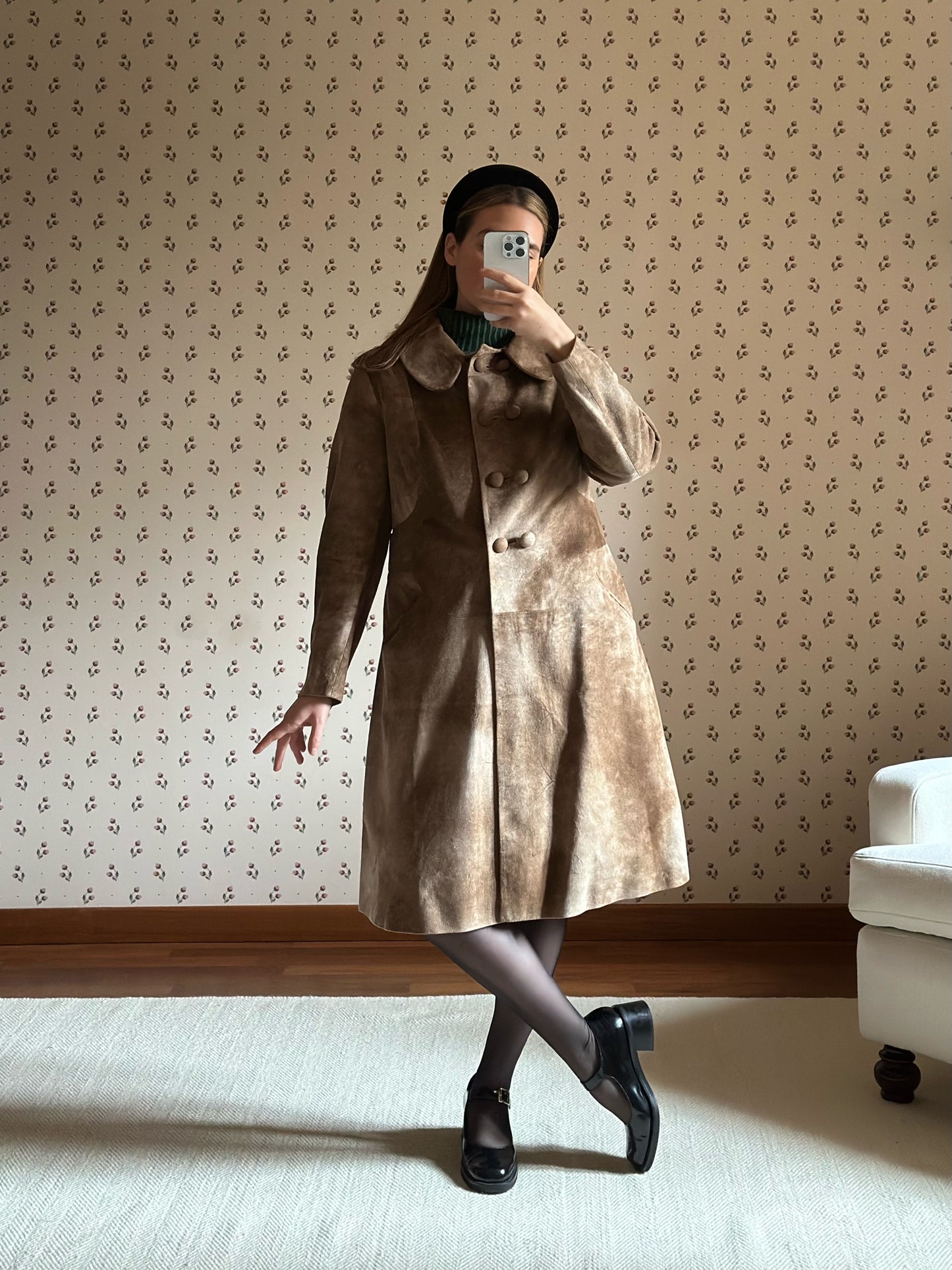 Vintage Real Suede Coat