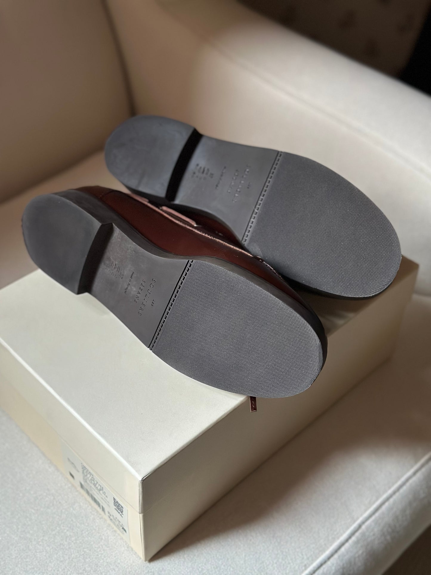 Sézane Caroline Leather Loafers