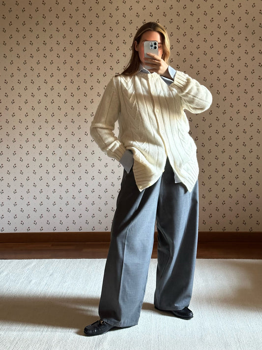 Tailor-Made Gray Cool Wool Trousers