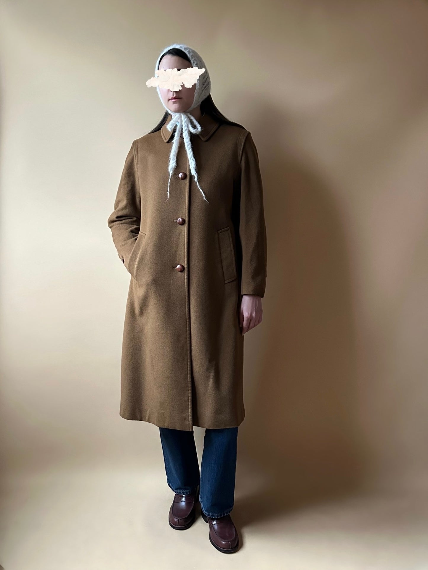 Vintage Camel Loden Coat