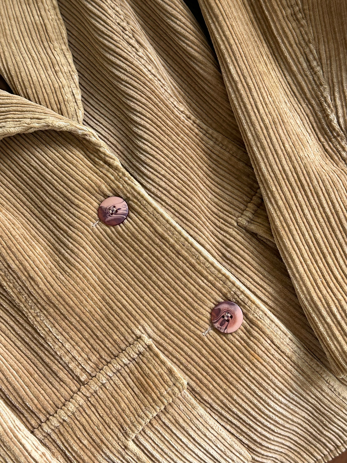 Camel Corduroy Blazer